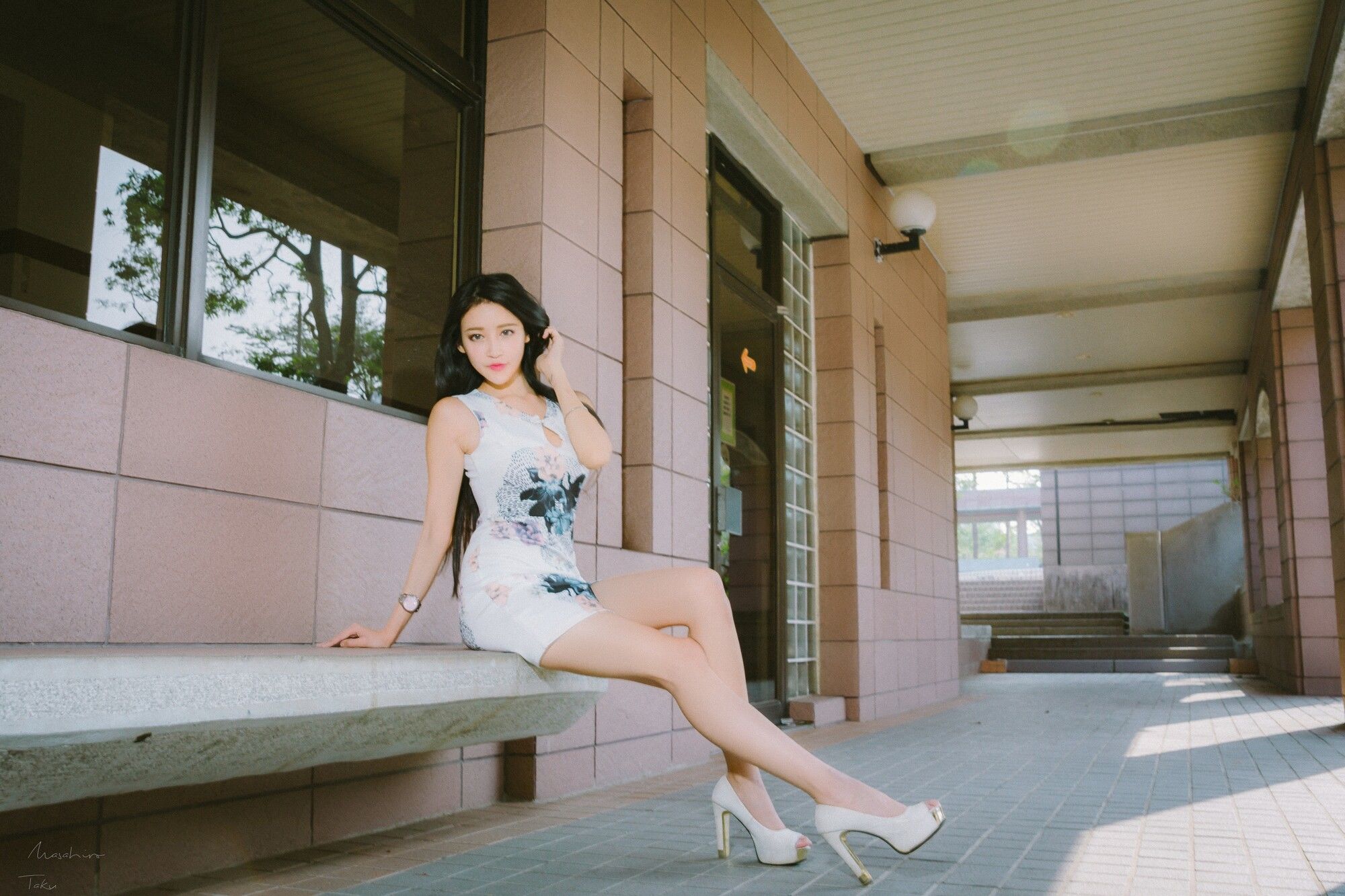 詹艾葳Avril《黑白双色女神街拍》-图41