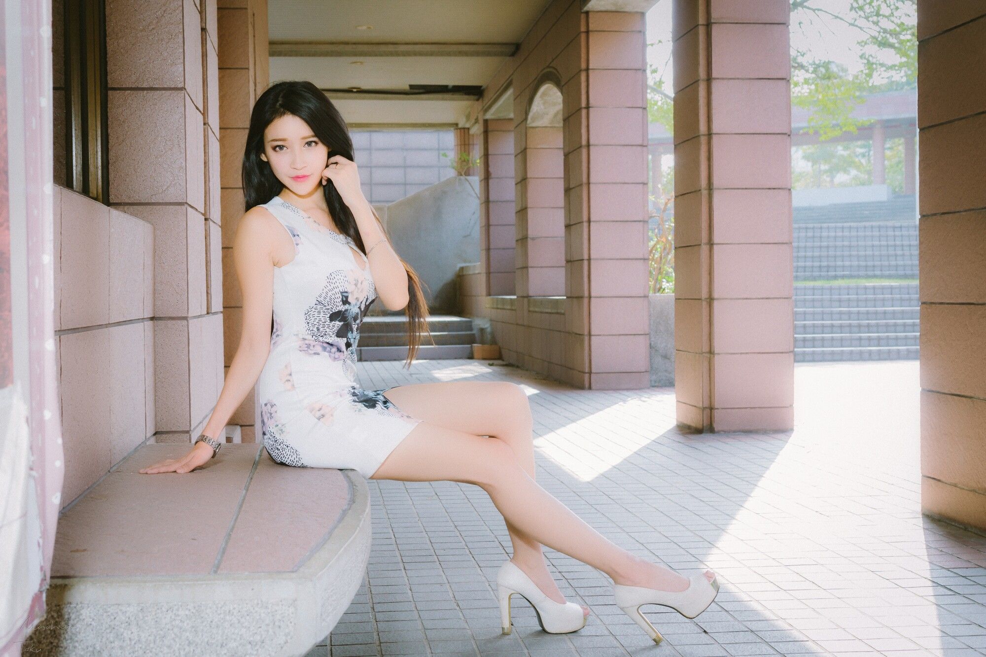 詹艾葳Avril《黑白双色女神街拍》-图42