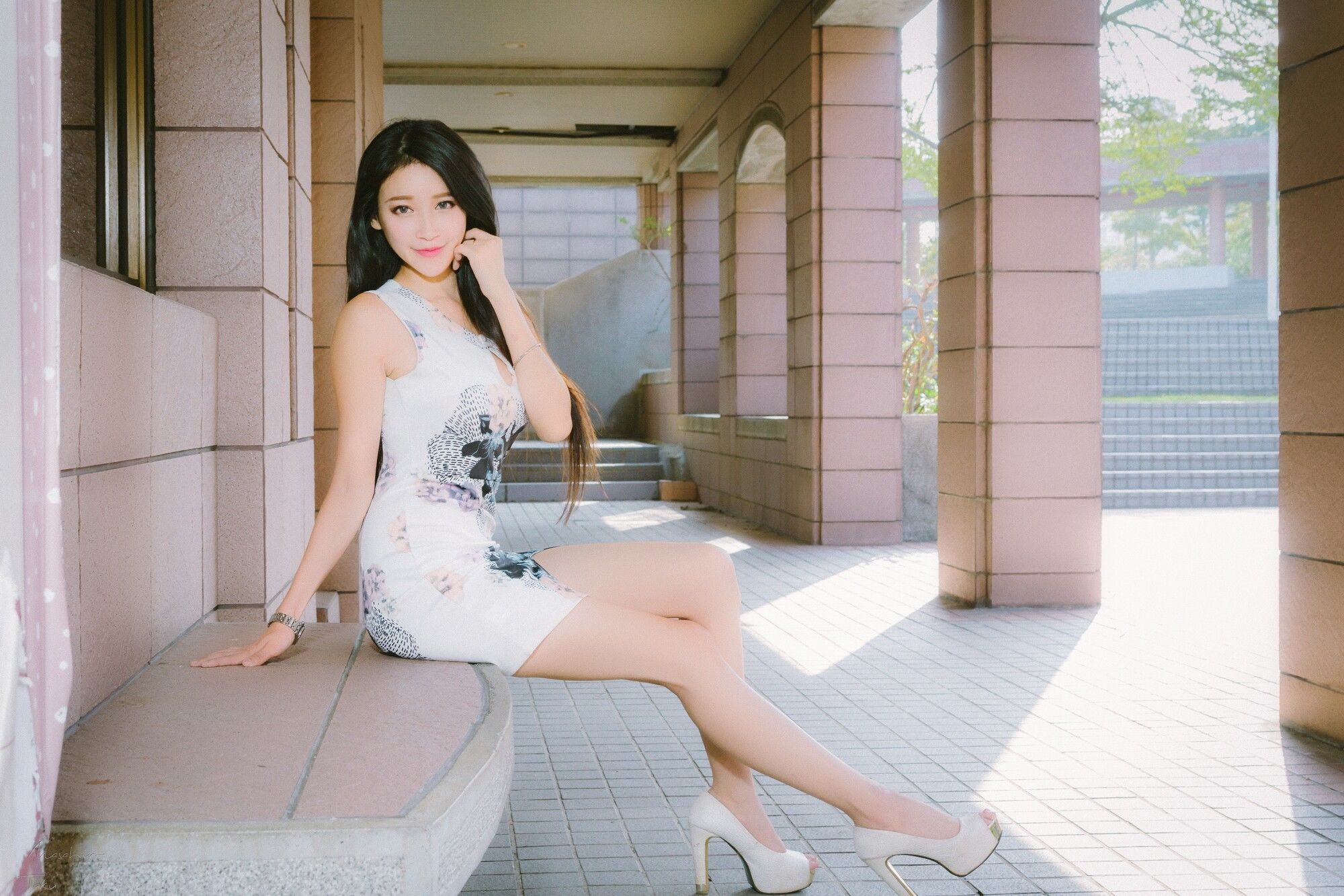 詹艾葳Avril《黑白双色女神街拍》-图43