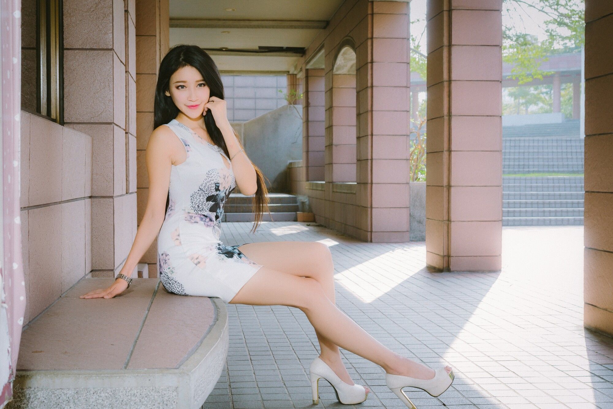 詹艾葳Avril《黑白双色女神街拍》-图44