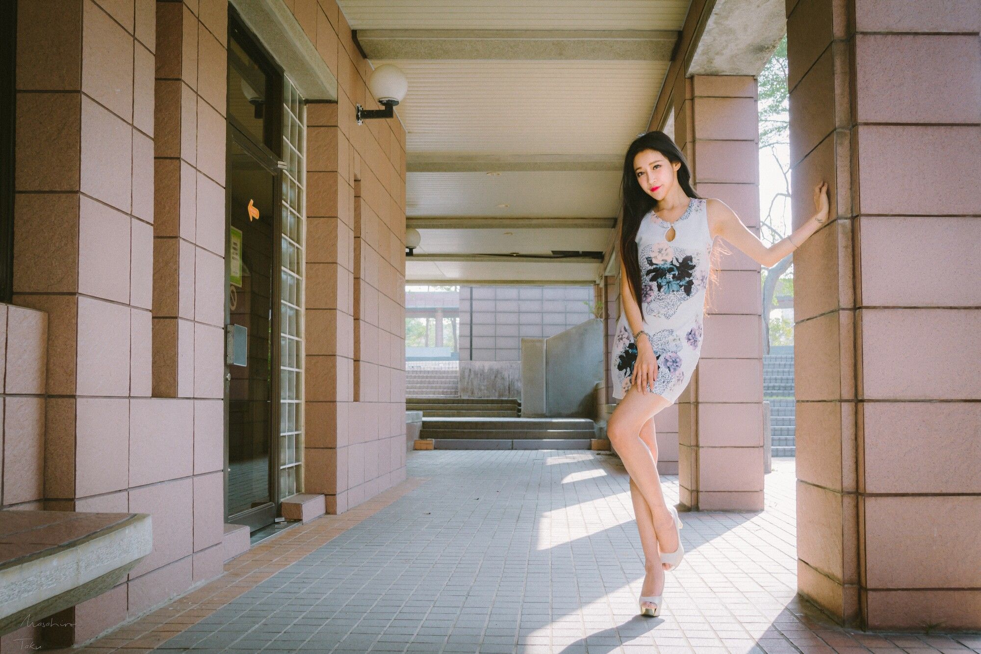 詹艾葳Avril《黑白双色女神街拍》-图49