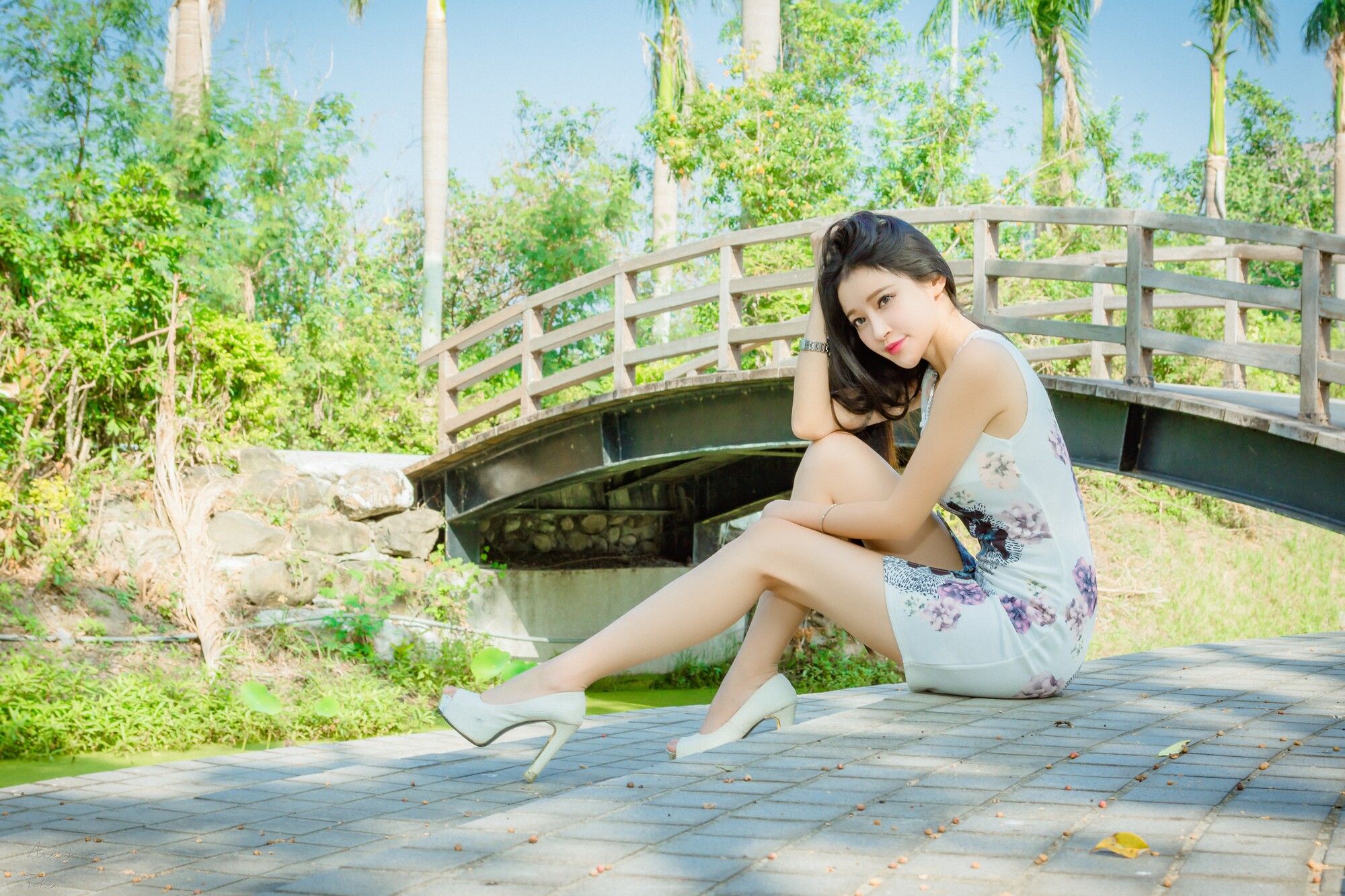 詹艾葳Avril《黑白双色女神街拍》-图53