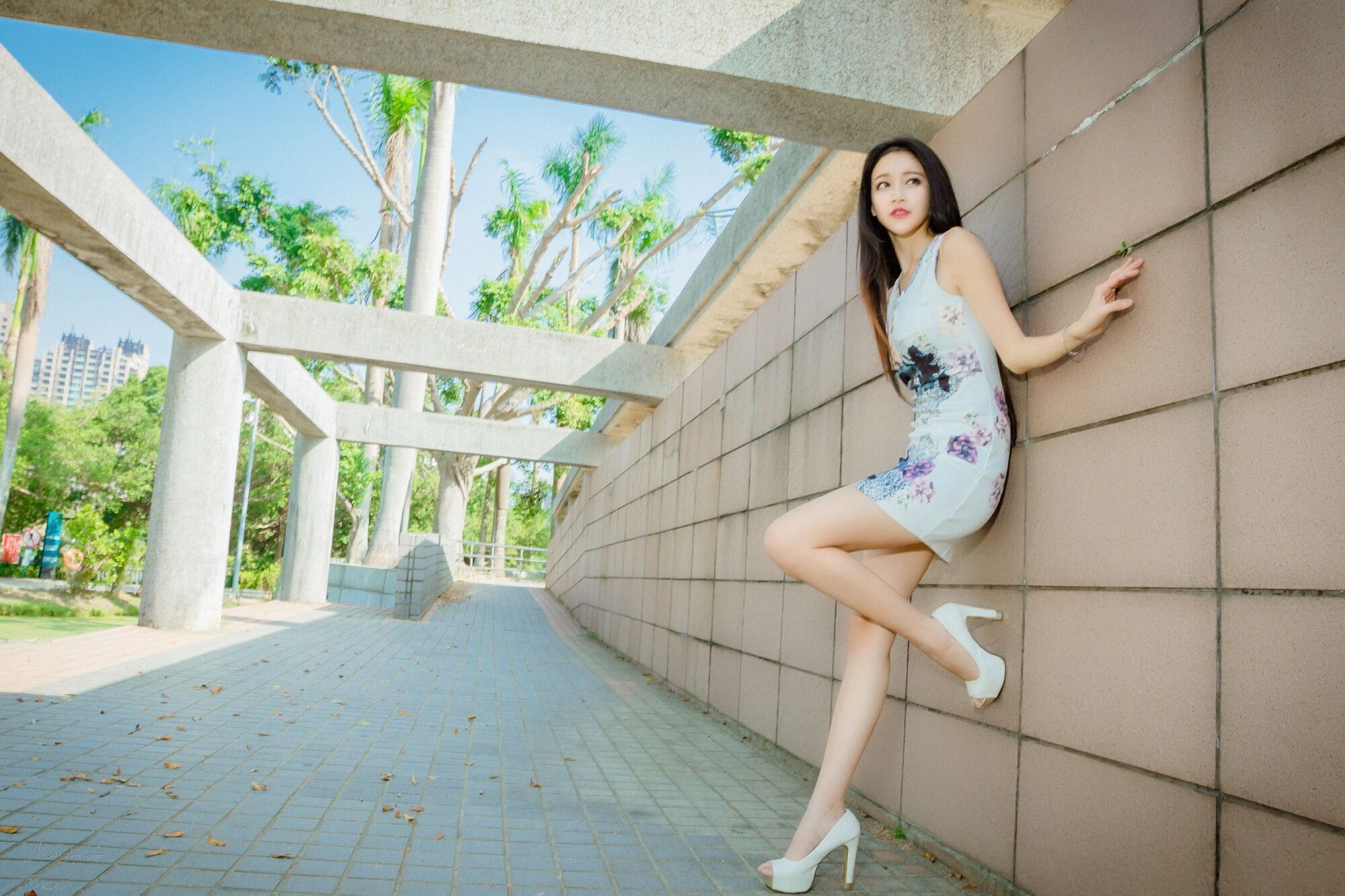 詹艾葳Avril《黑白双色女神街拍》-图61