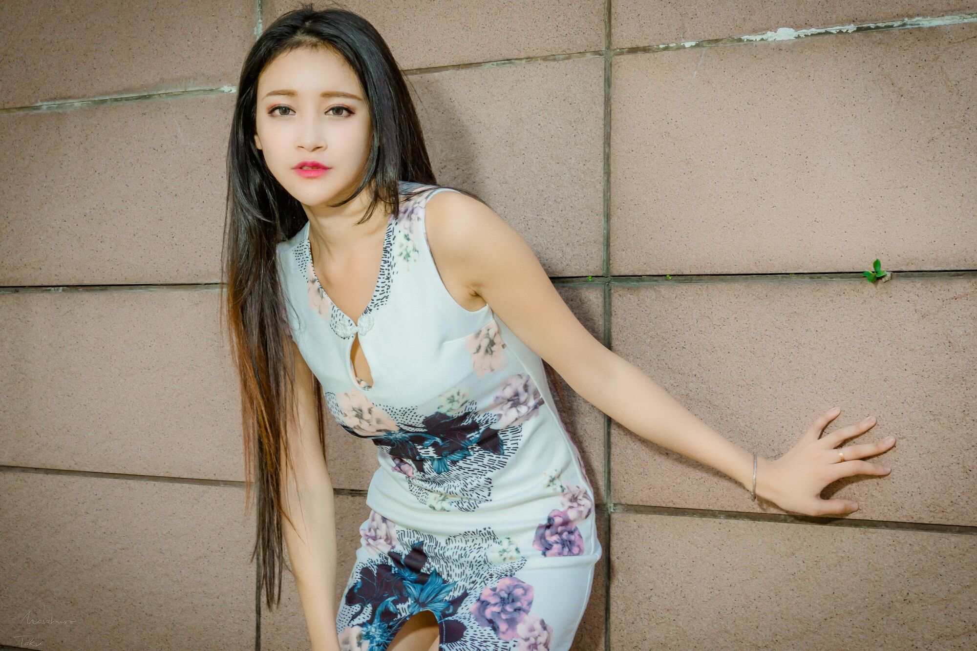 詹艾葳Avril《黑白双色女神街拍》-图62