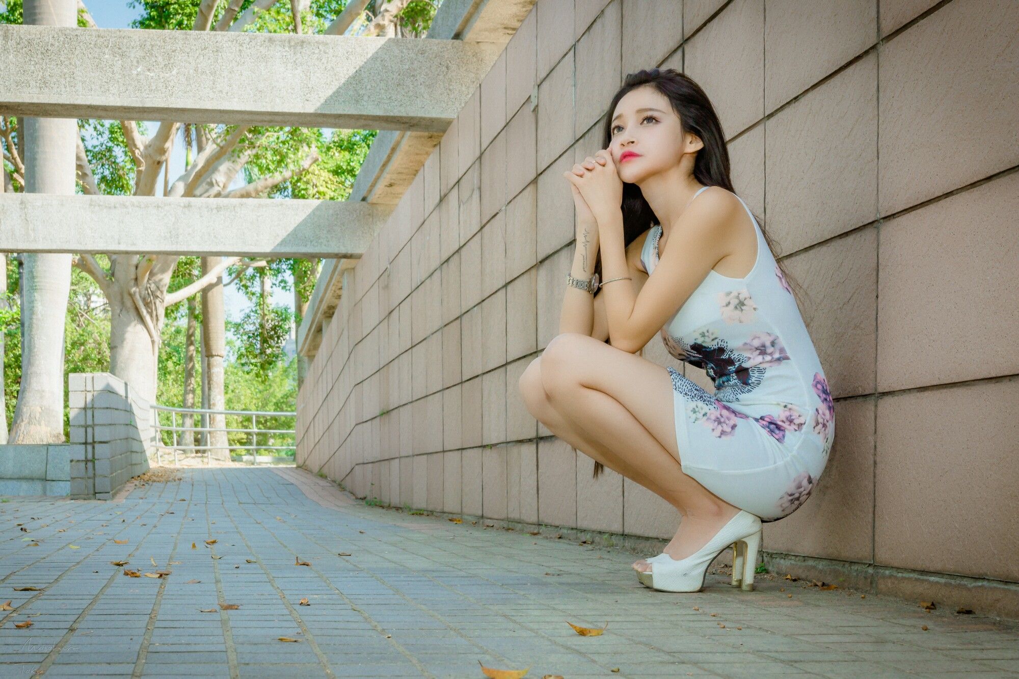 詹艾葳Avril《黑白双色女神街拍》-图63