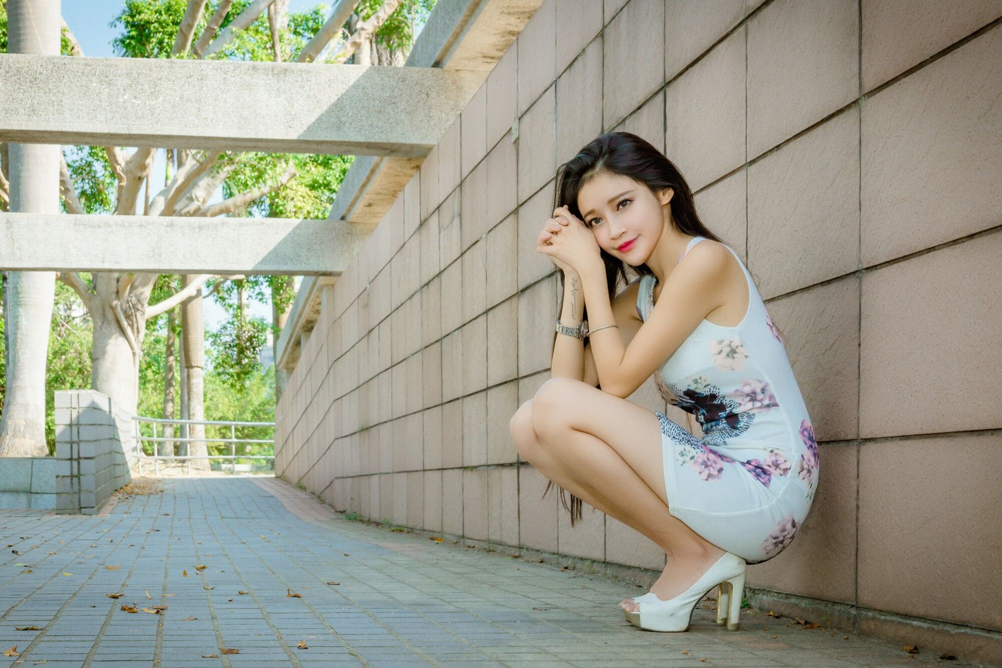 詹艾葳Avril《黑白双色女神街拍》-图65