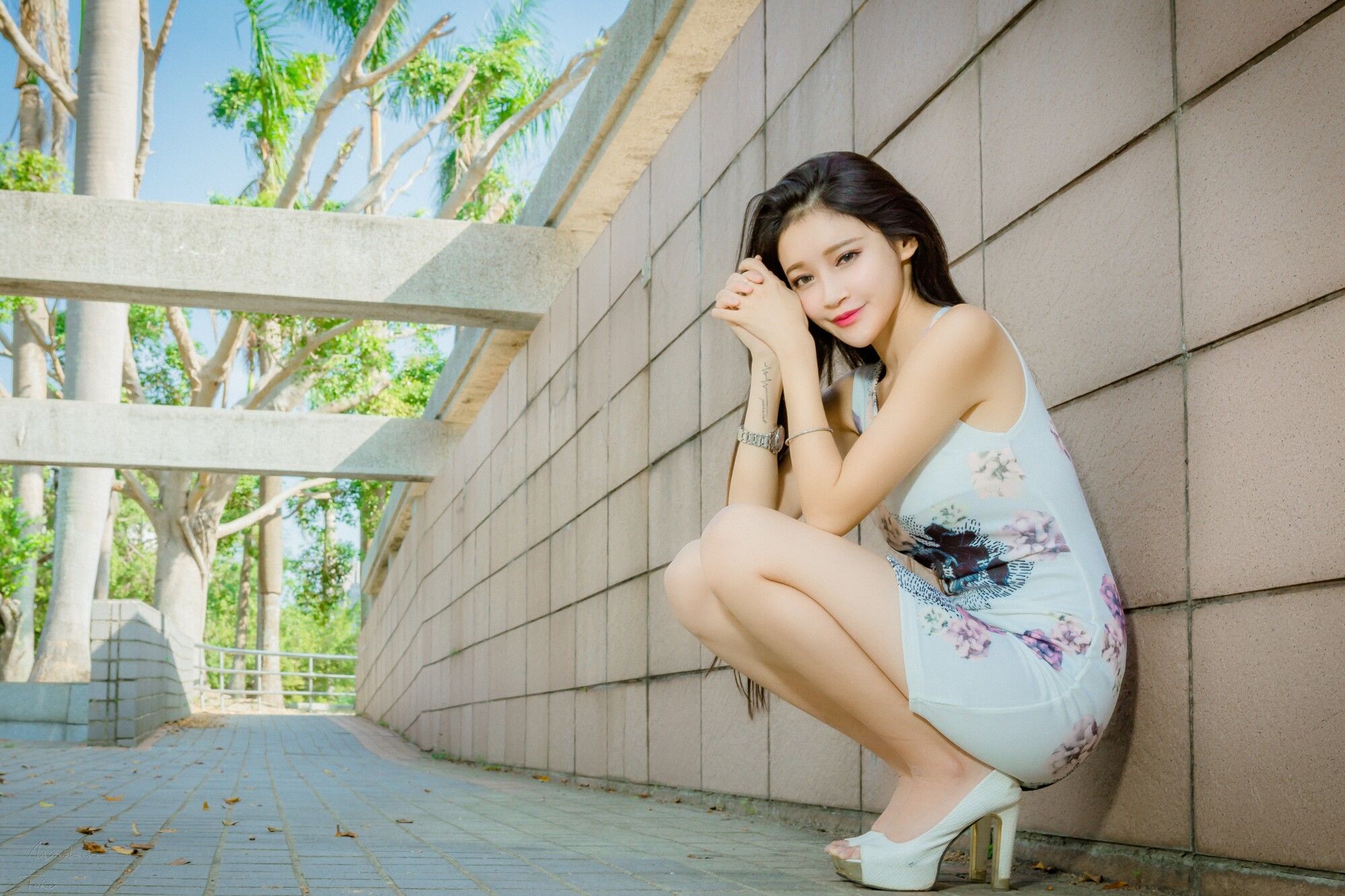 詹艾葳Avril《黑白双色女神街拍》-图66