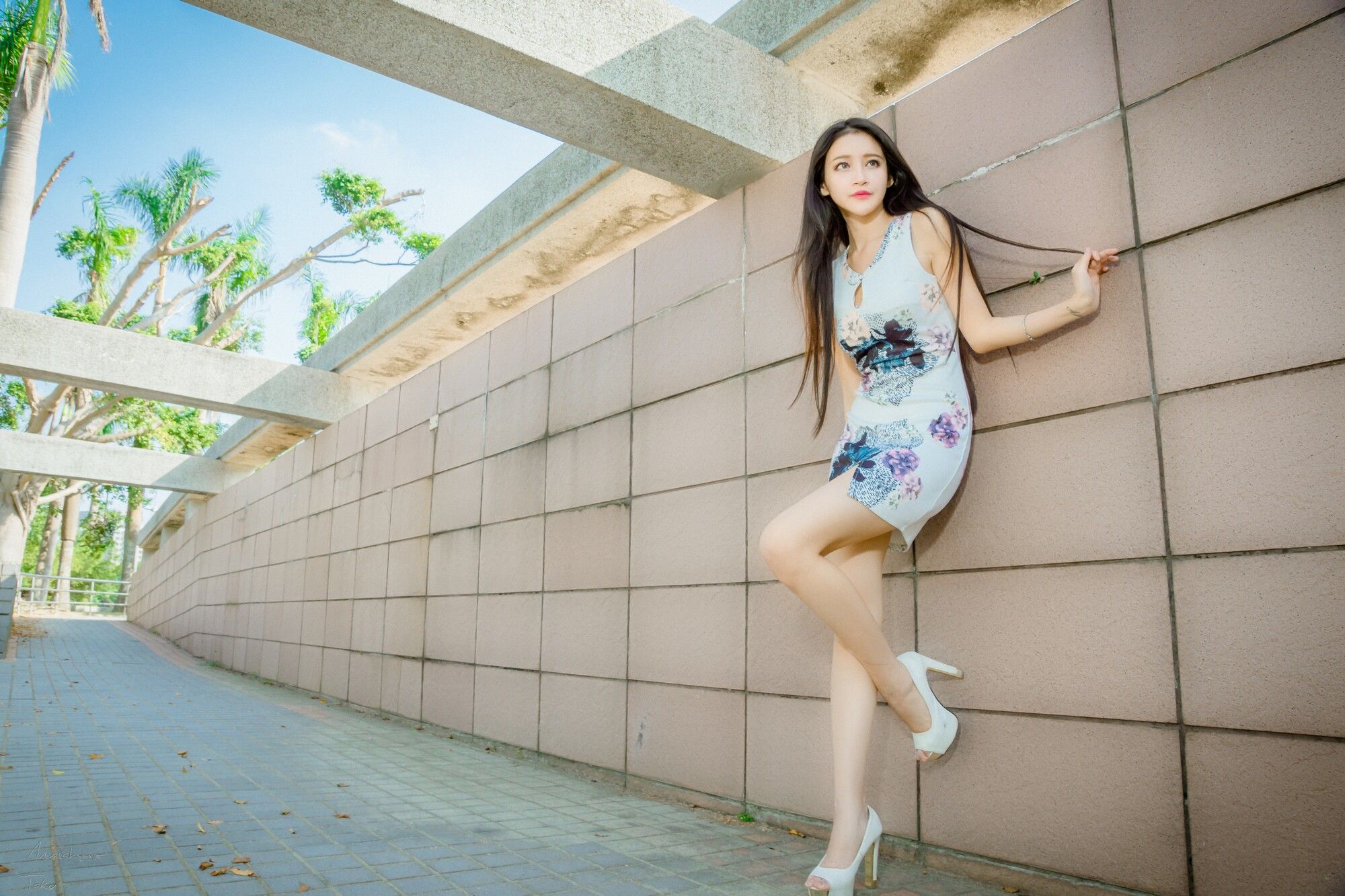 詹艾葳Avril《黑白双色女神街拍》-图69