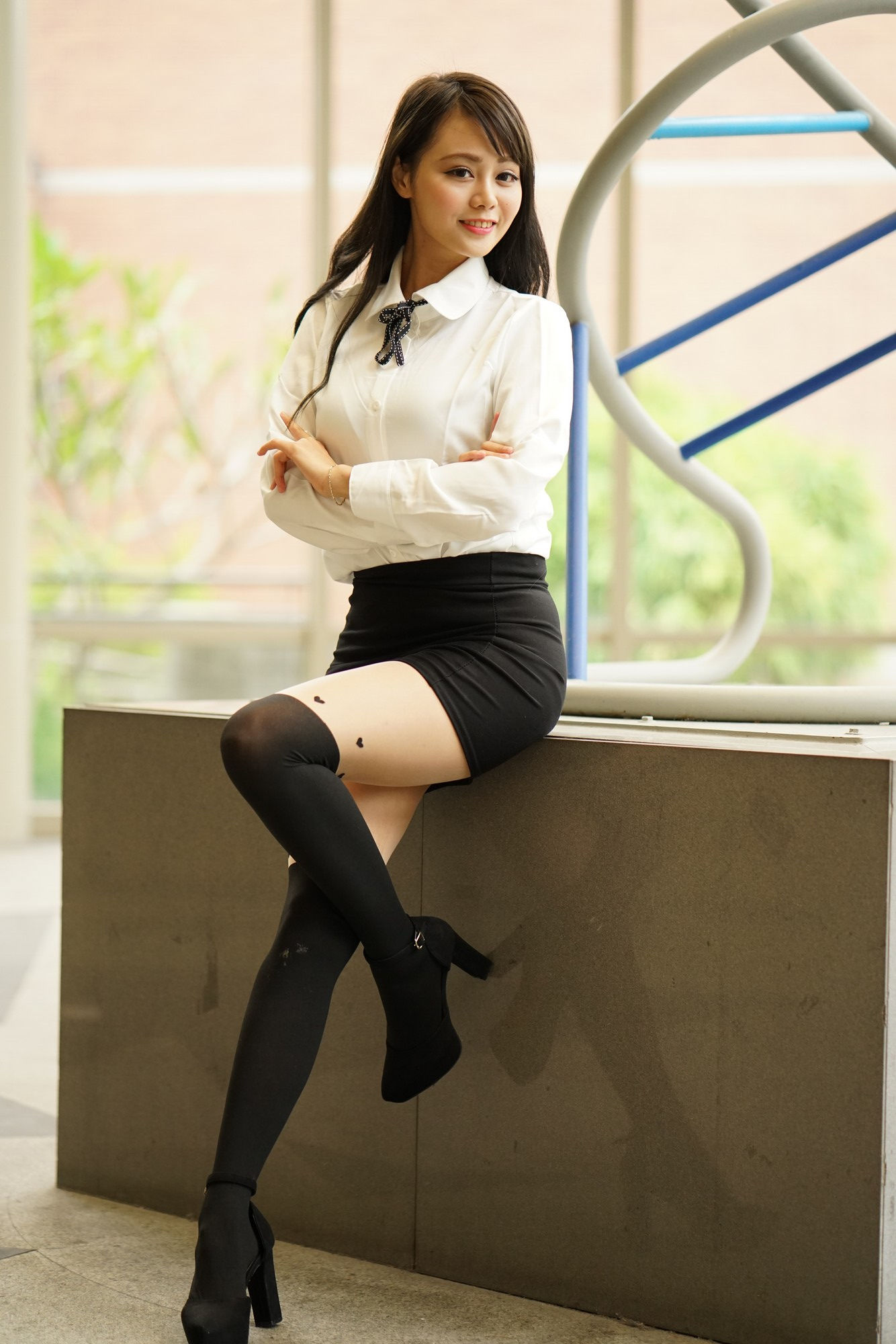 Candy孙卉彤《亚洲大学外拍》-图24