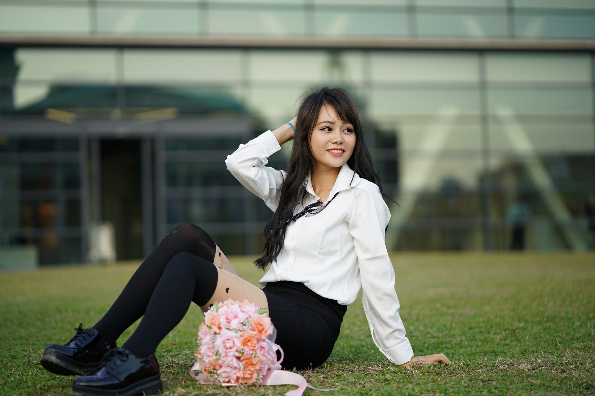 Candy孙卉彤《亚洲大学外拍》-图31