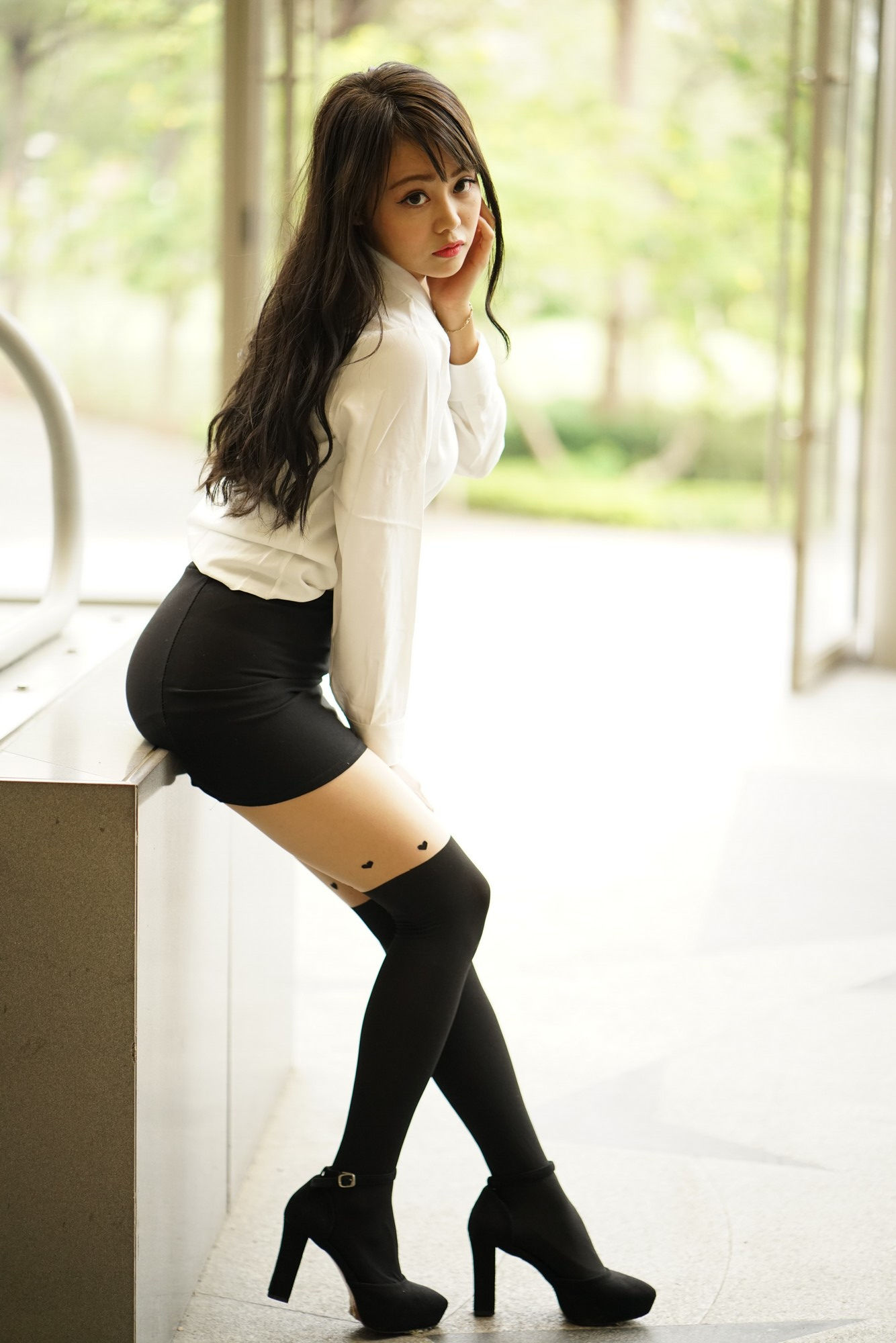 Candy孙卉彤《亚洲大学外拍》-图33