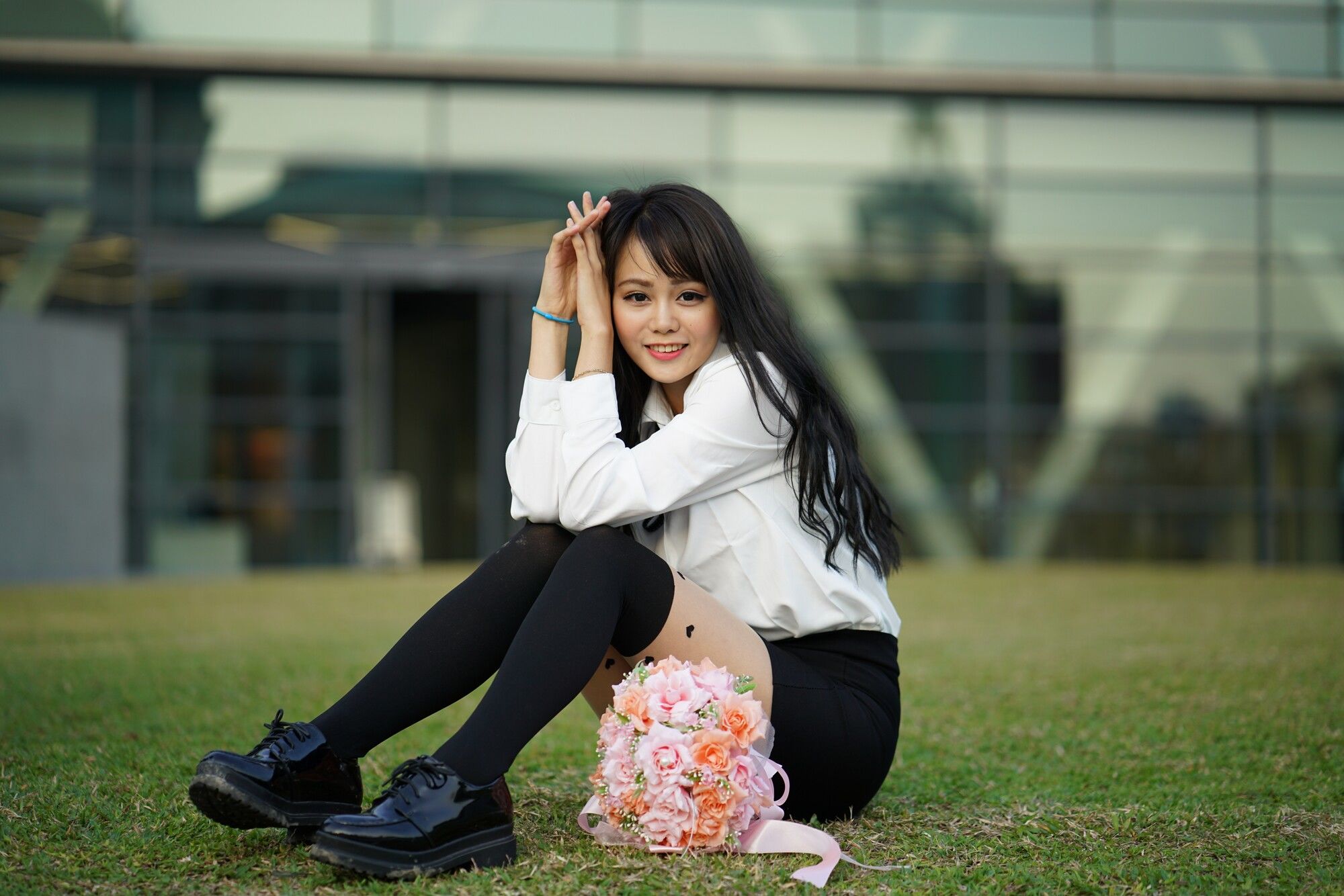 Candy孙卉彤《亚洲大学外拍》-图50