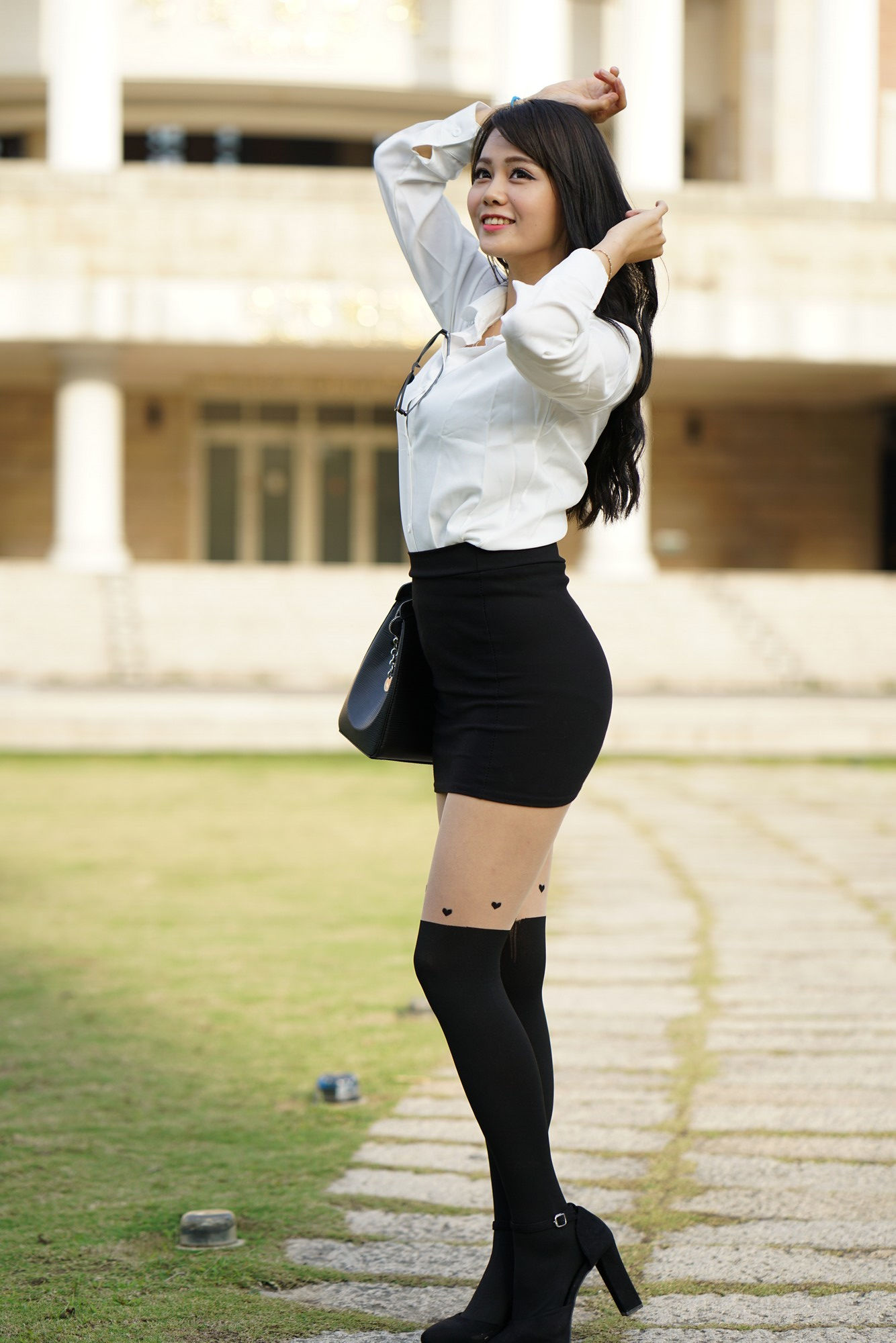 Candy孙卉彤《亚洲大学外拍》-图55
