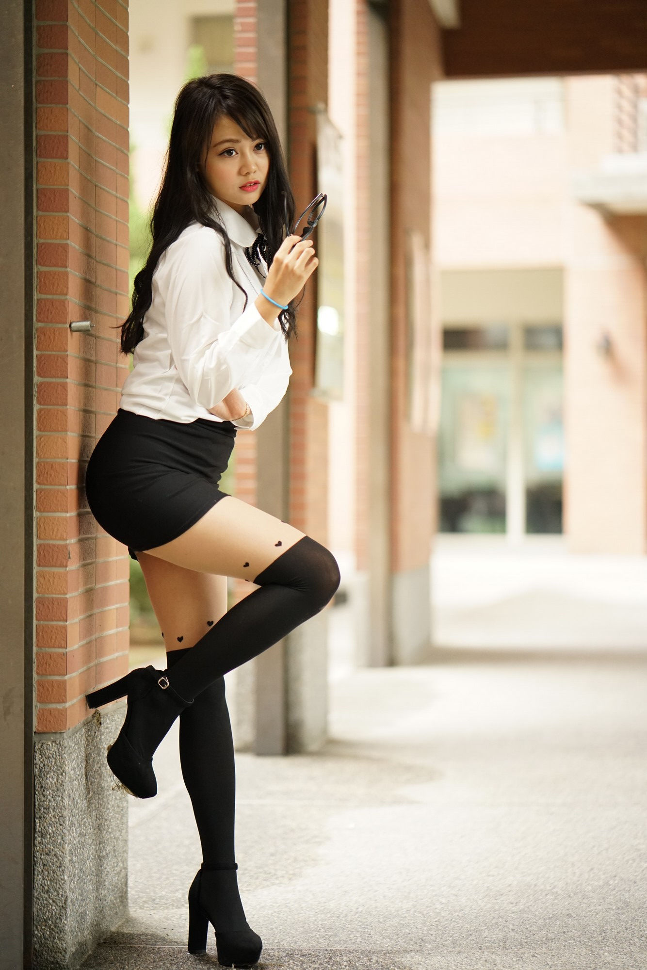 Candy孙卉彤《亚洲大学外拍》-图56