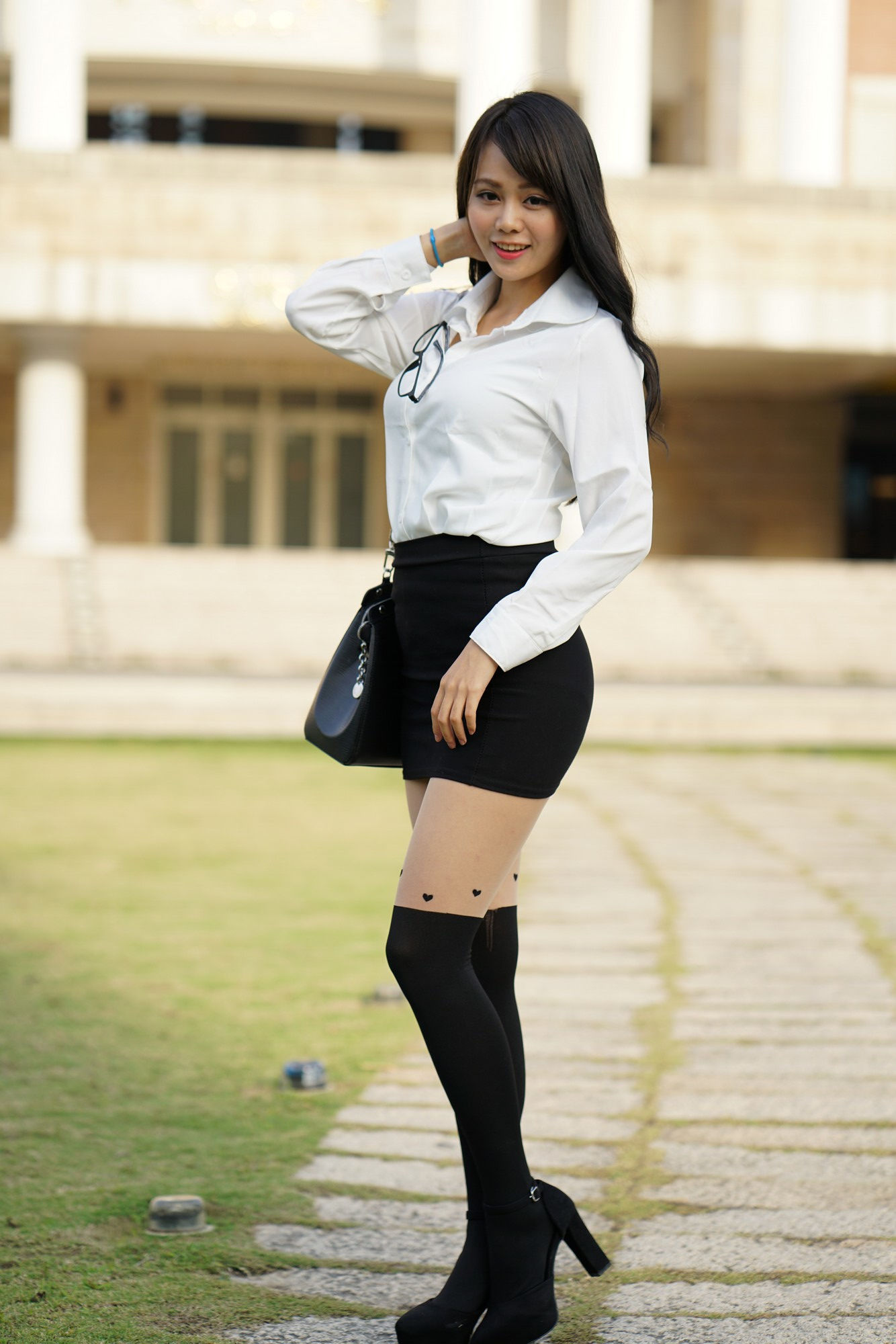 Candy孙卉彤《亚洲大学外拍》-图61