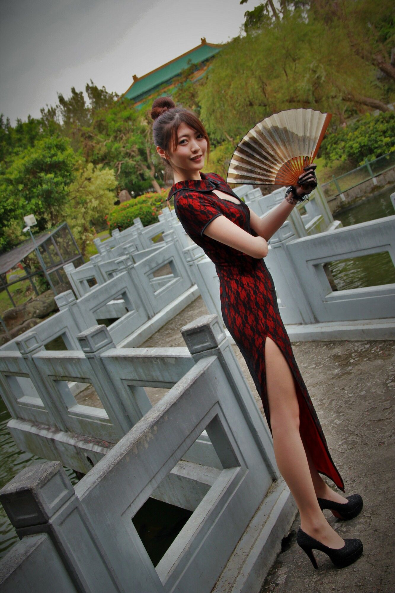 黄品瑄/Brindy薛薛《至善園旗袍外拍》-图6