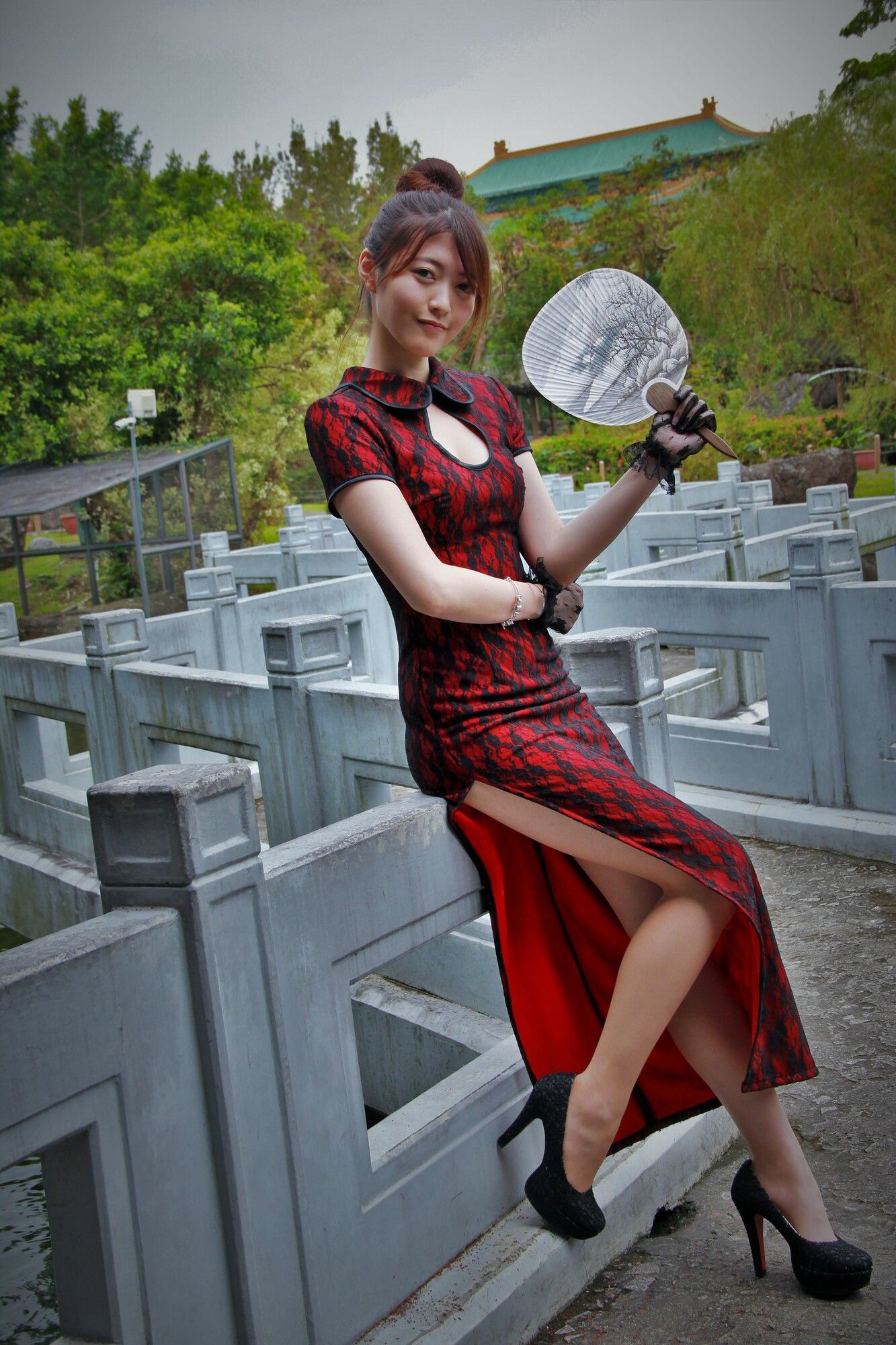 黄品瑄/Brindy薛薛《至善園旗袍外拍》-图7