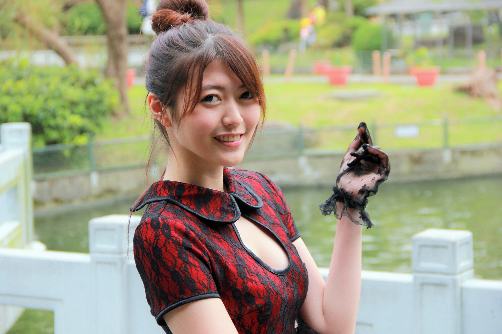 黄品瑄/Brindy薛薛《至善園旗袍外拍》-图8