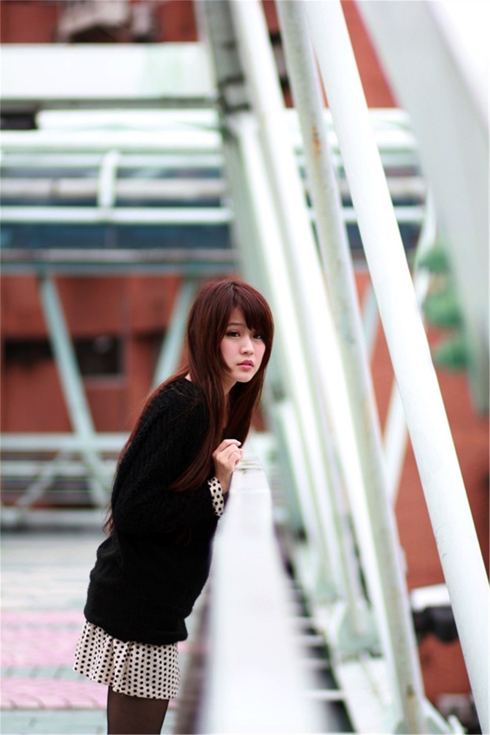 邱俞瑄(渔瑄)+白白《校园卖萌外拍》-图18