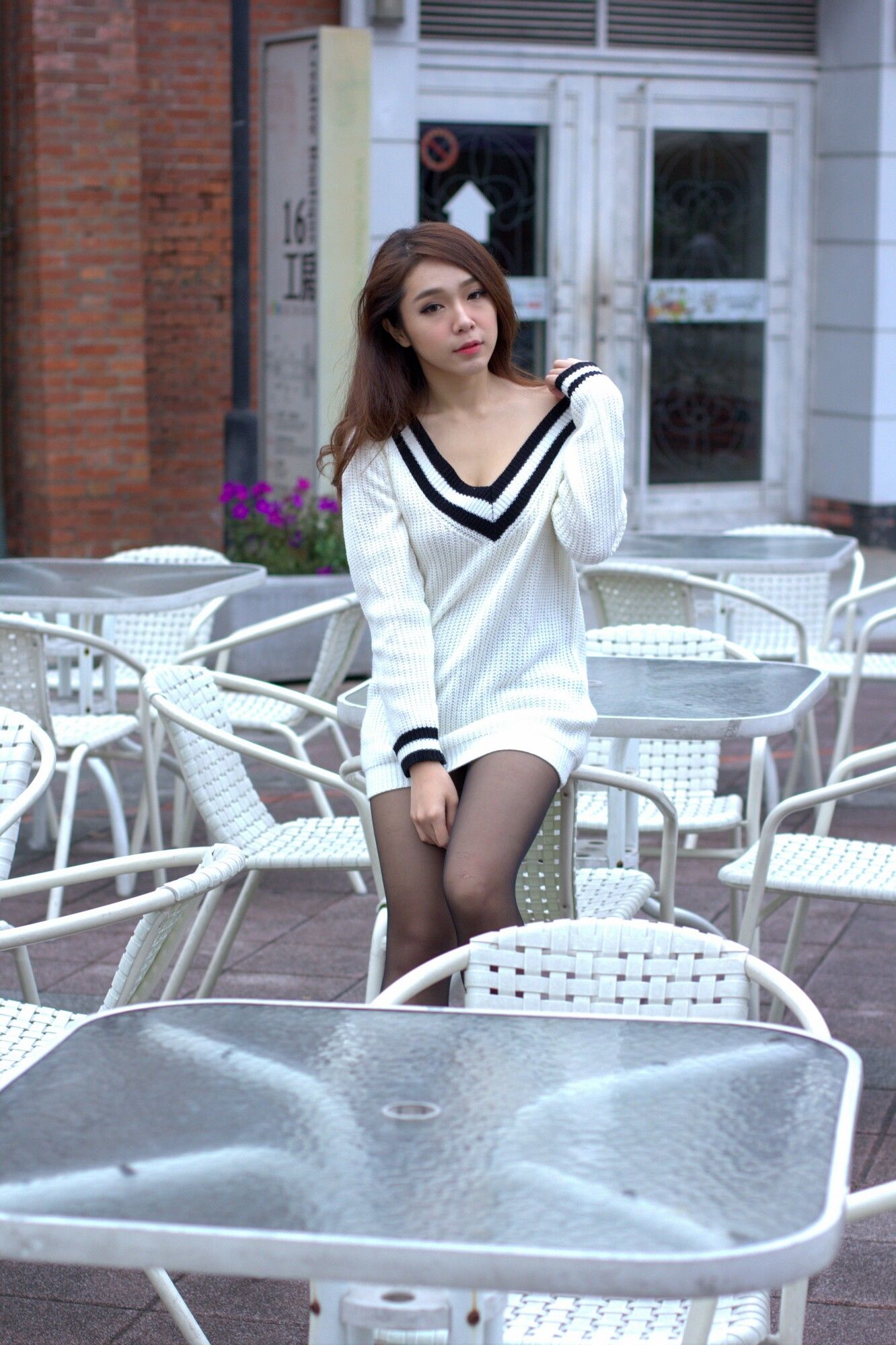 Baby66 黑丝街拍-图23