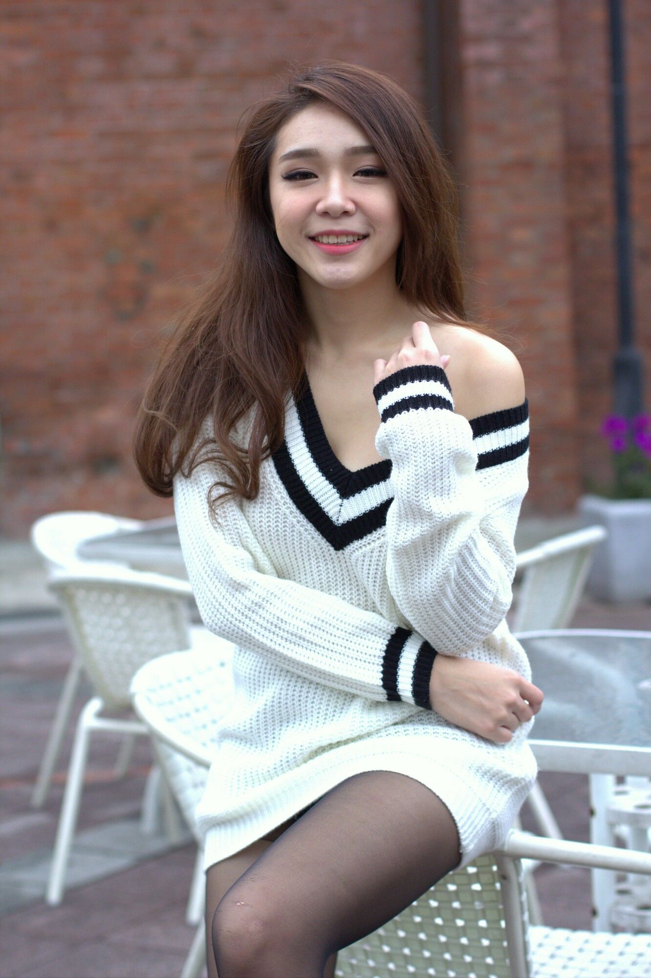 Baby66 黑丝街拍-图28