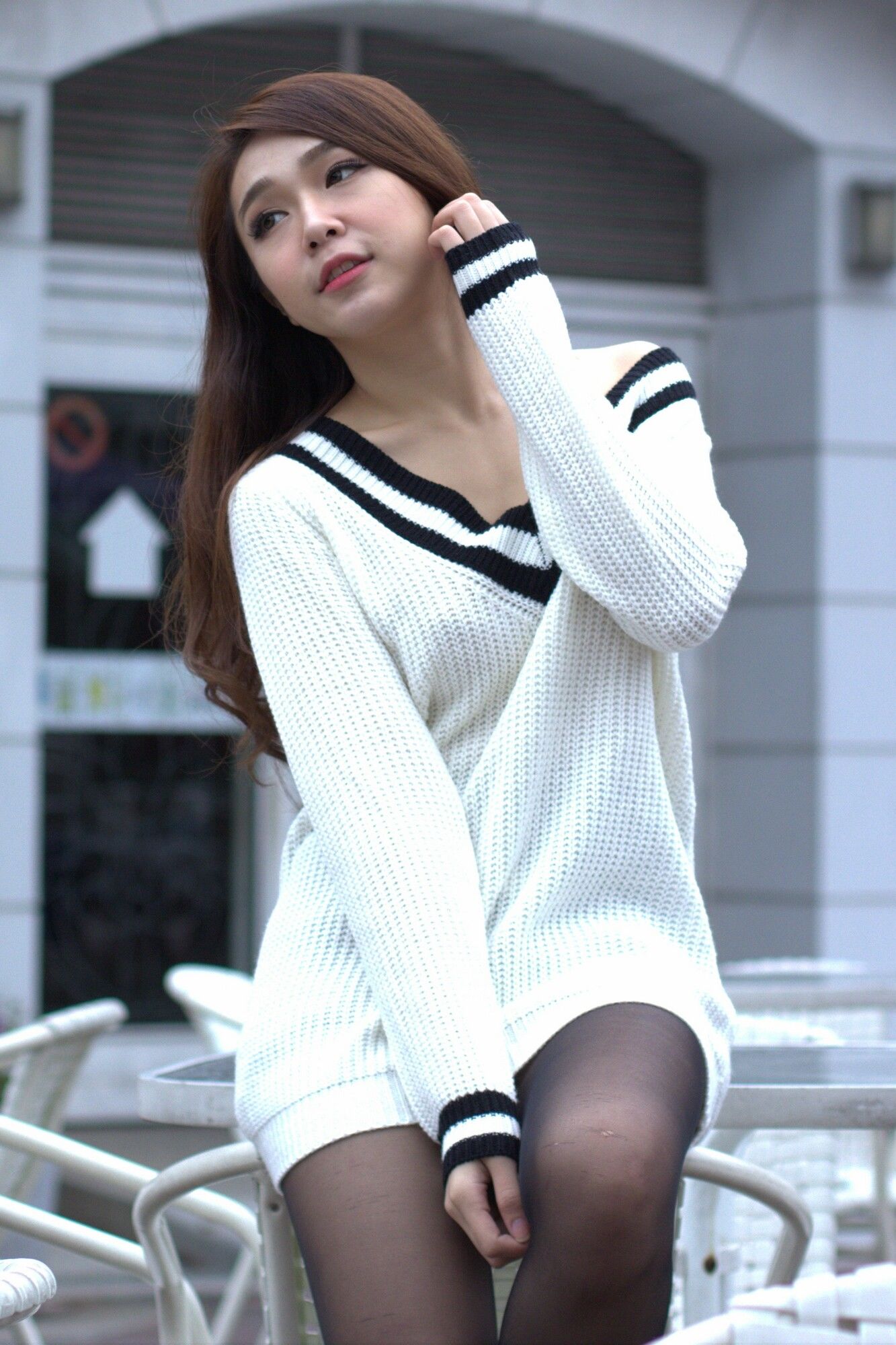 Baby66 黑丝街拍-图33