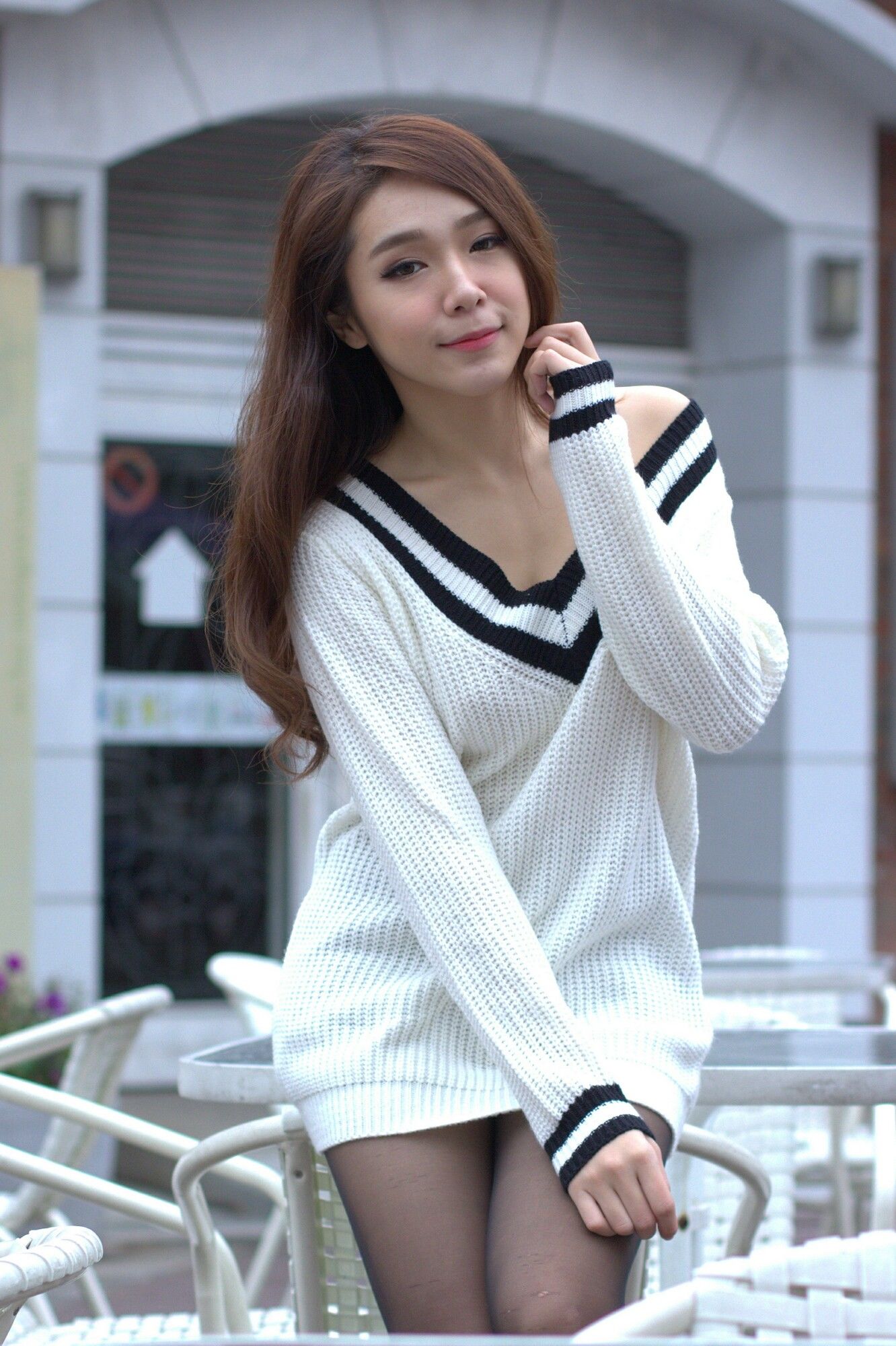 Baby66 黑丝街拍-图35