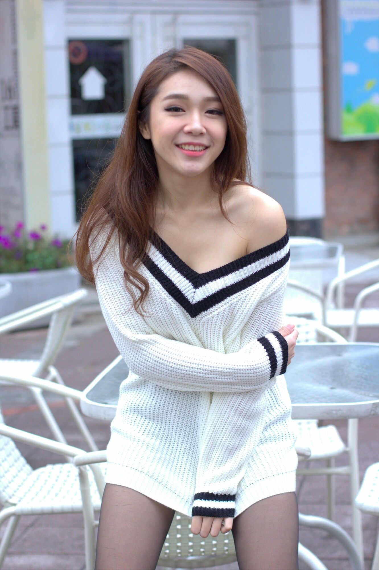 Baby66 黑丝街拍-图41