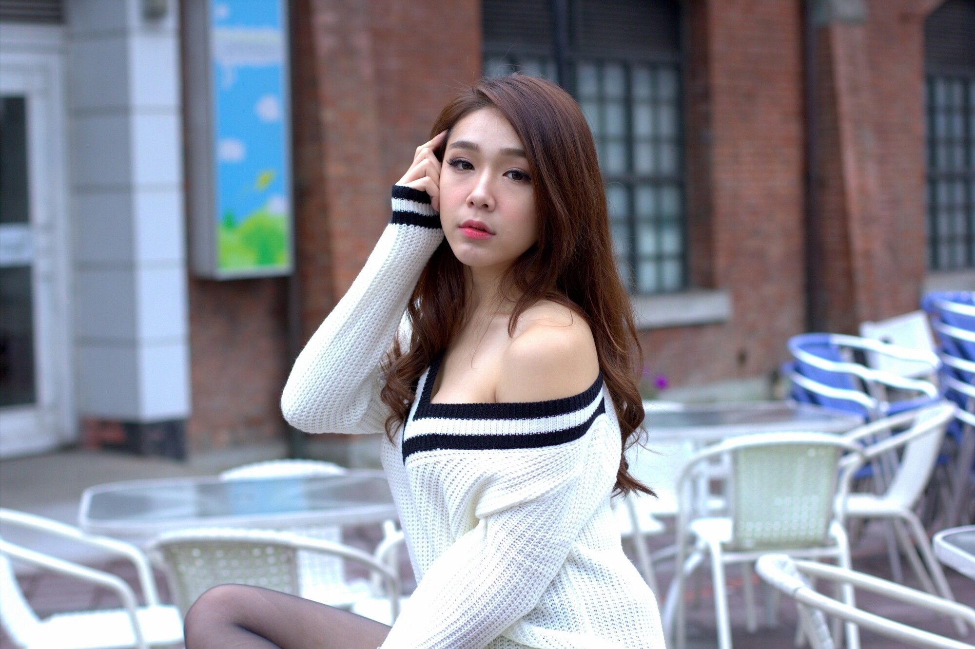 Baby66 黑丝街拍-图50