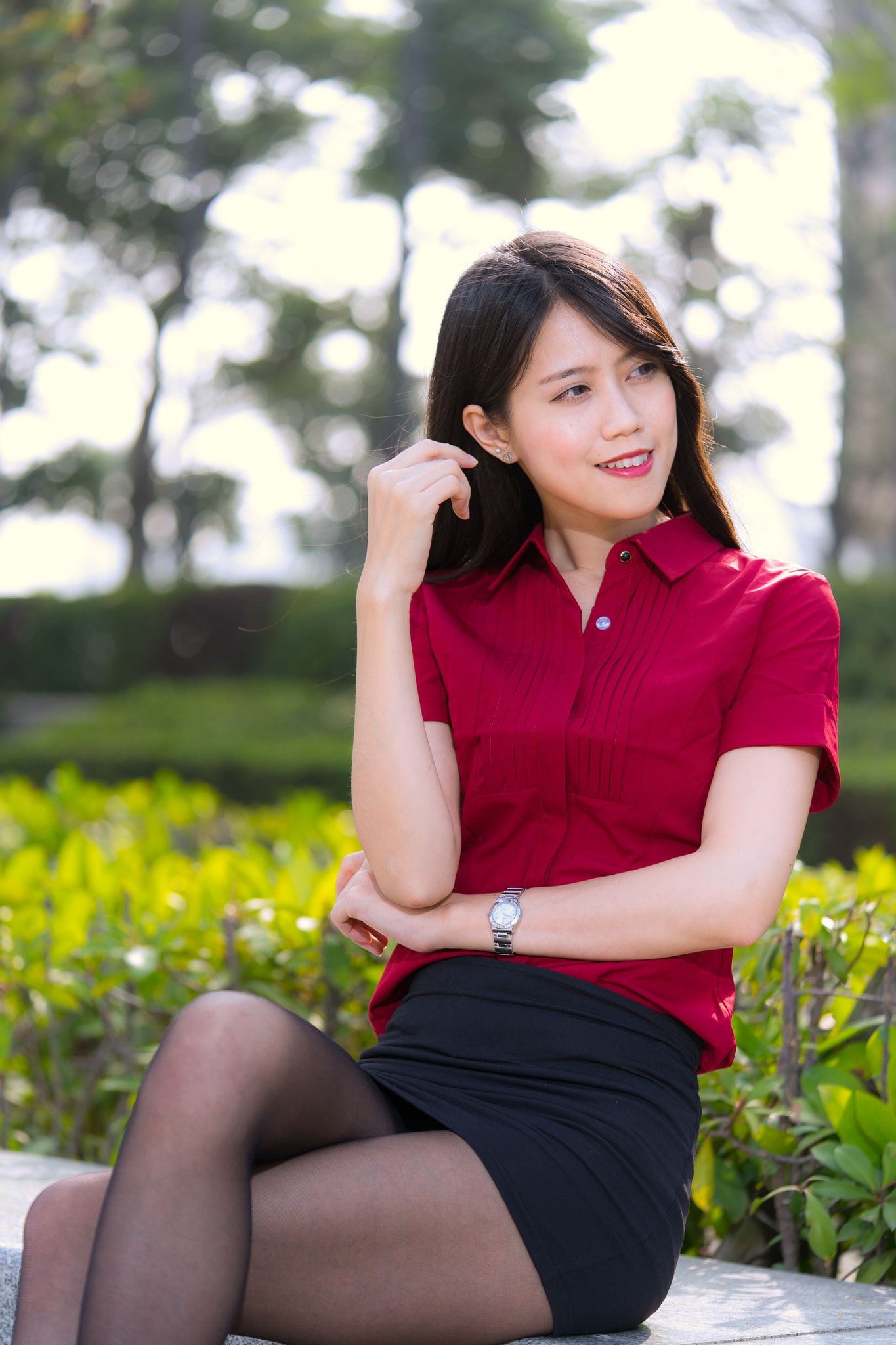 Candy宝儿《夢時代黑丝街拍》-图11