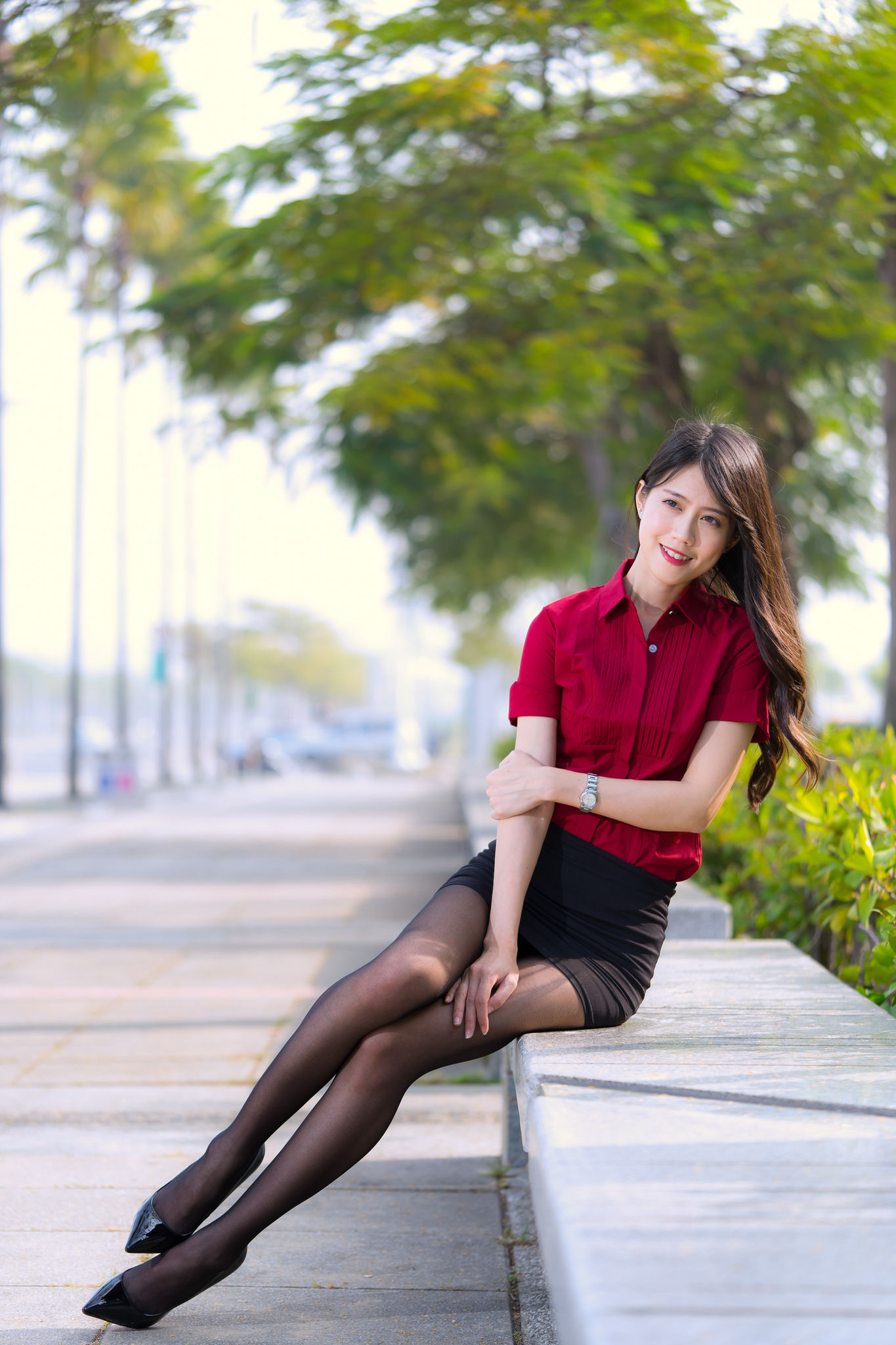 Candy宝儿《夢時代黑丝街拍》-图21