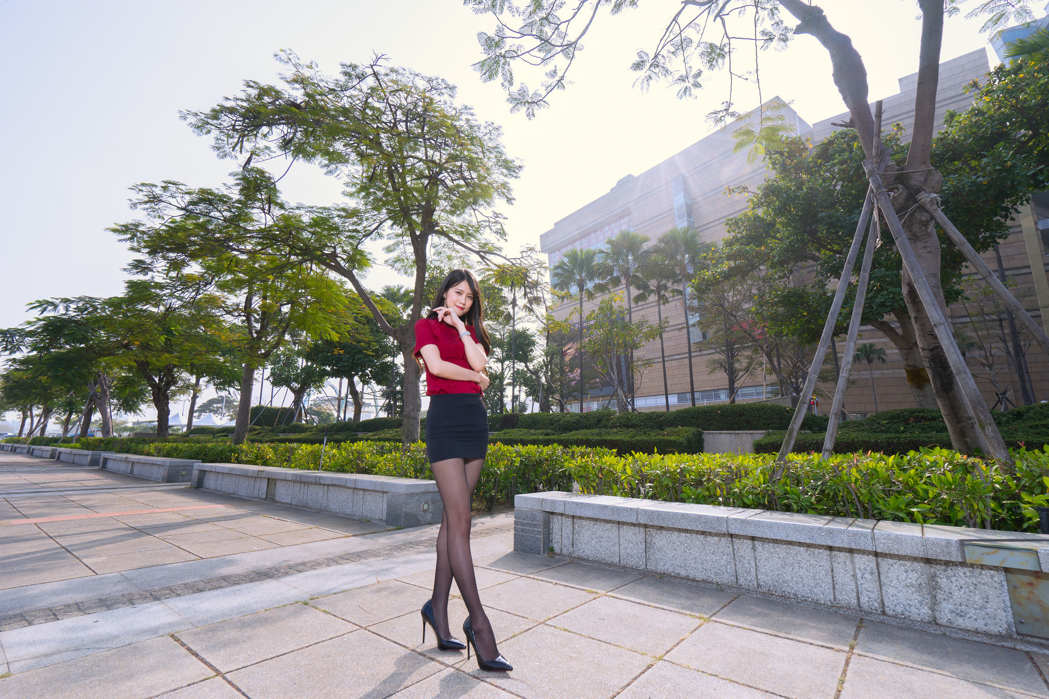 Candy宝儿《夢時代黑丝街拍》-图25