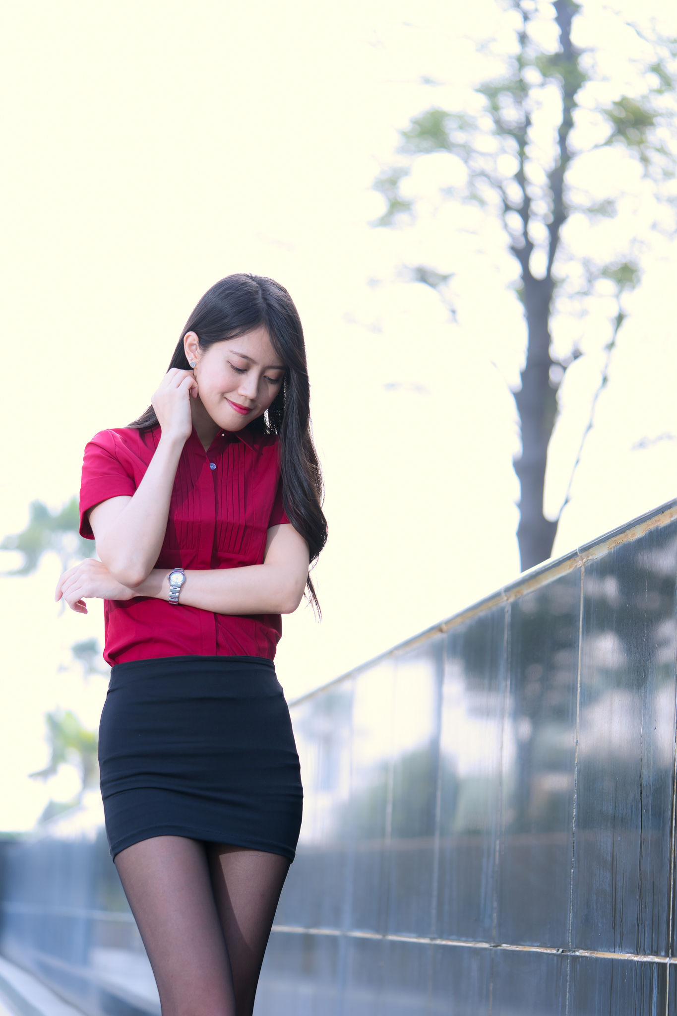 Candy宝儿《夢時代黑丝街拍》-图26