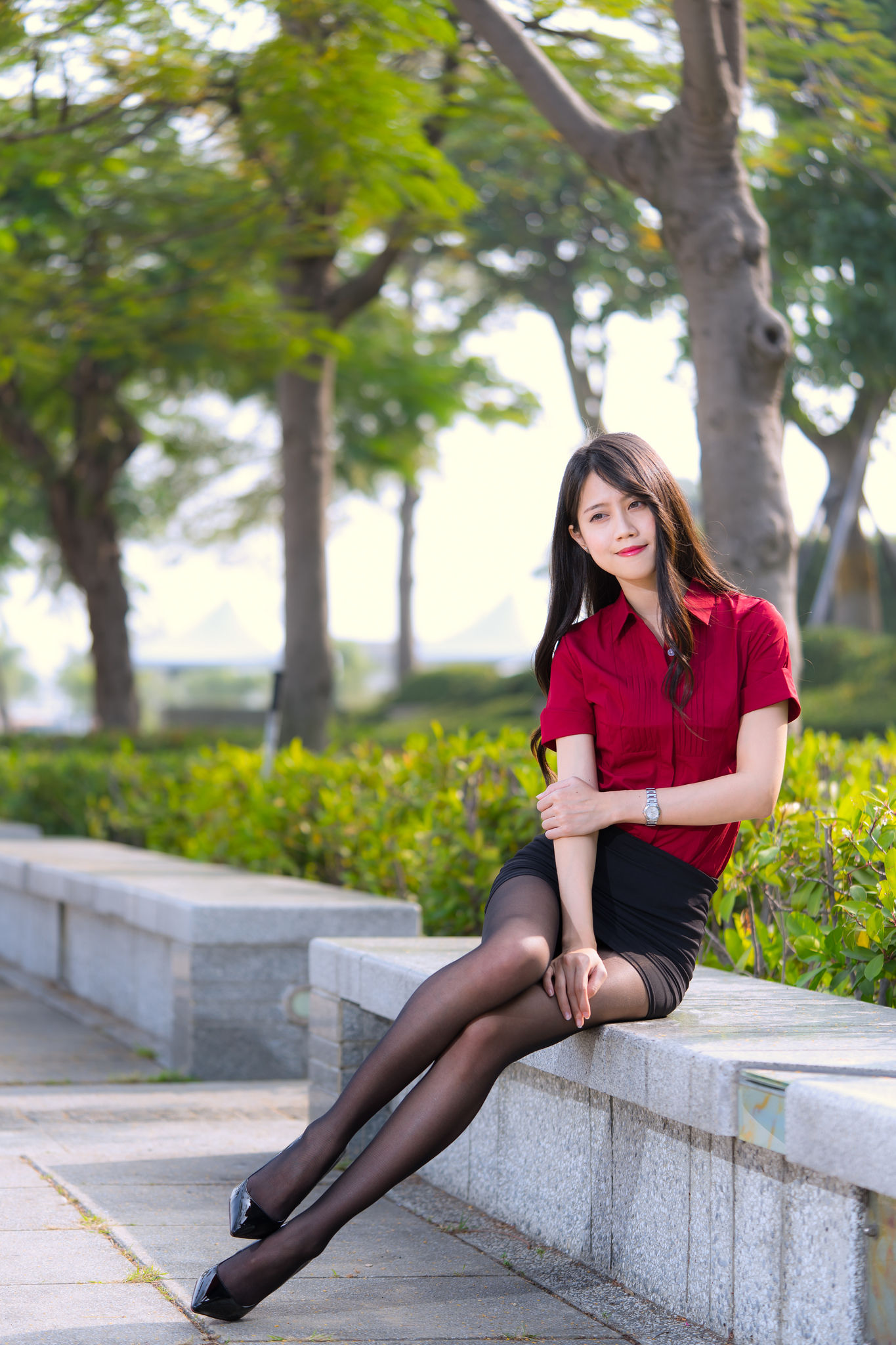 Candy宝儿《夢時代黑丝街拍》-图31