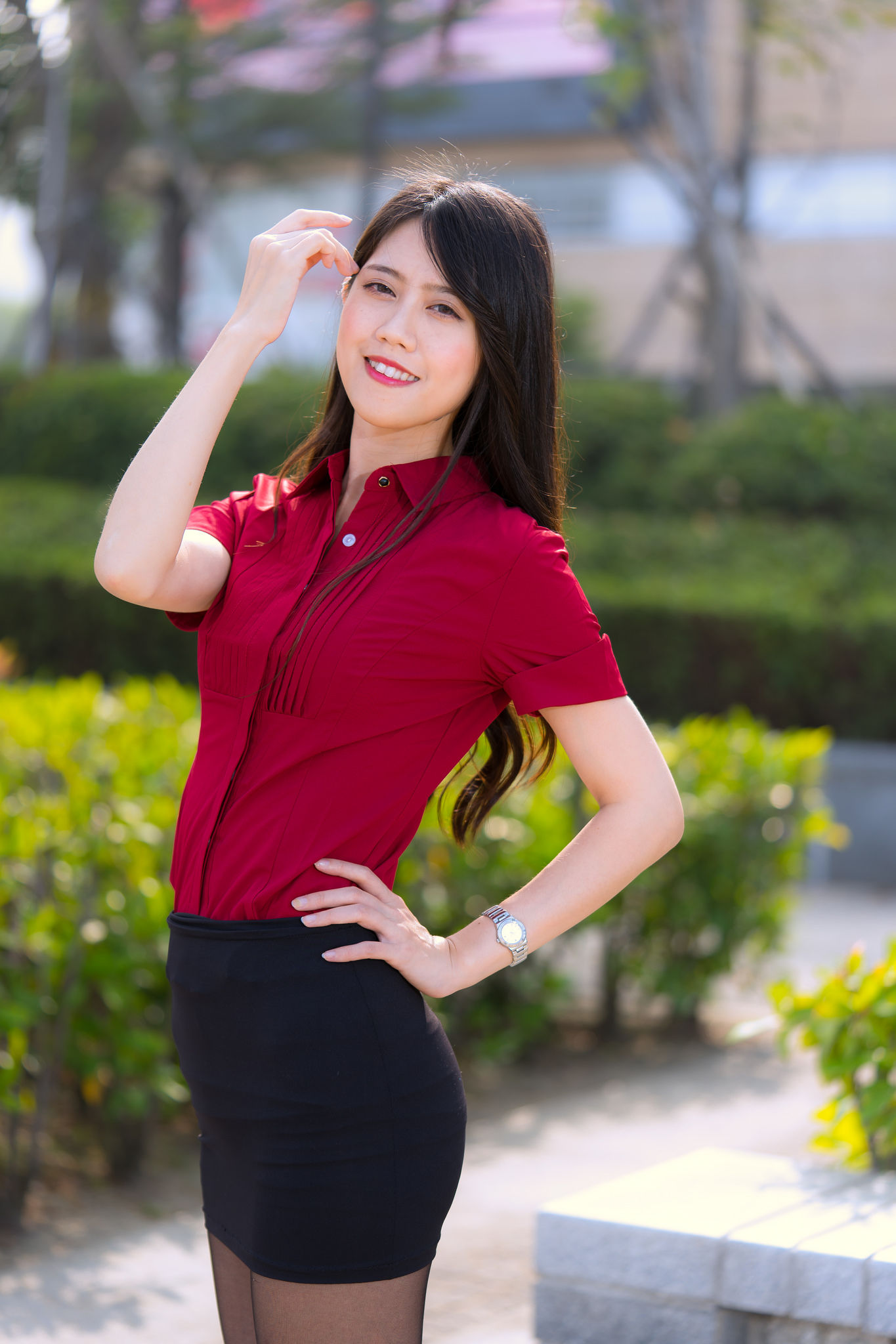 Candy宝儿《夢時代黑丝街拍》-图33