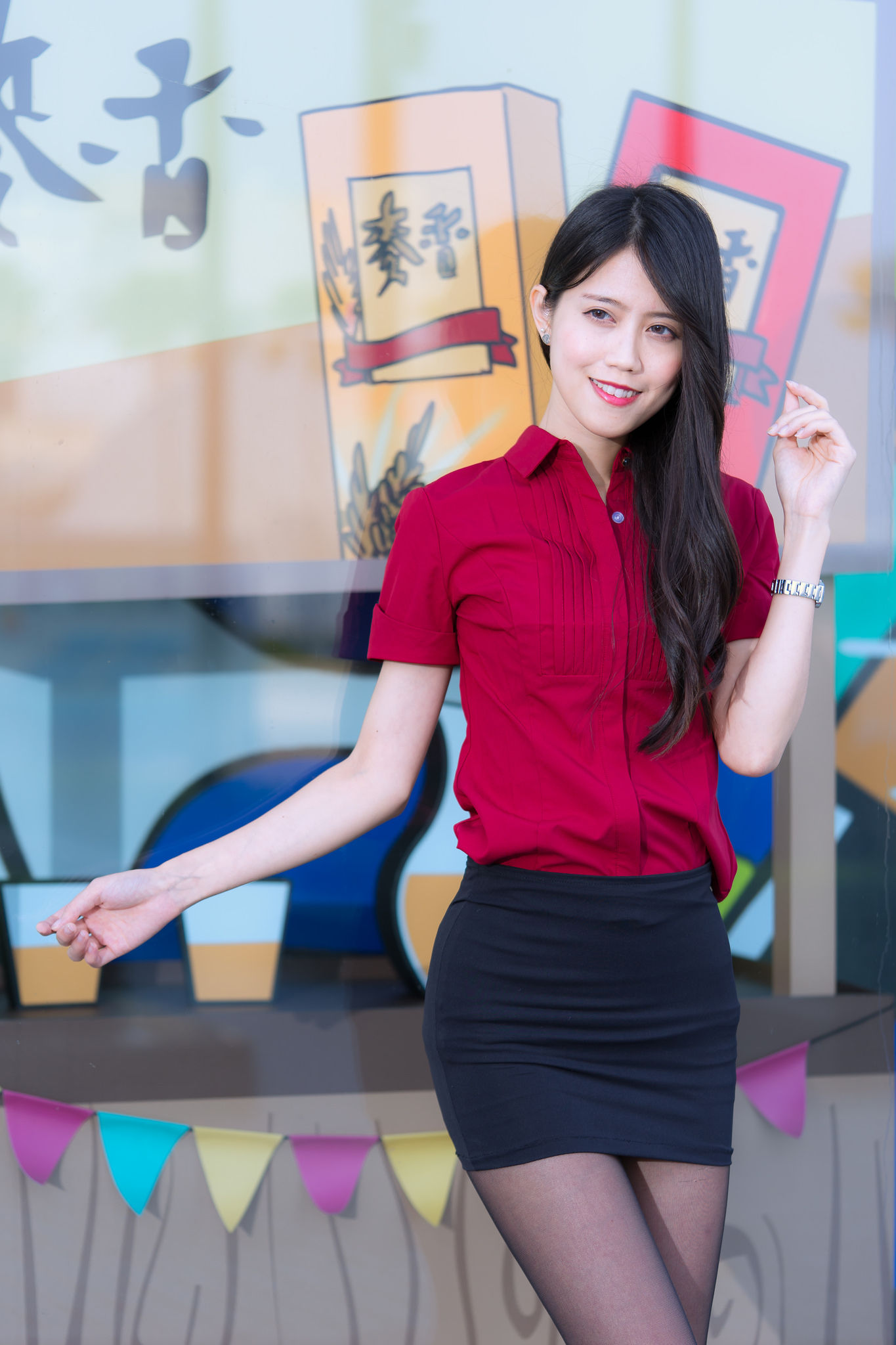 Candy宝儿《夢時代黑丝街拍》-图40