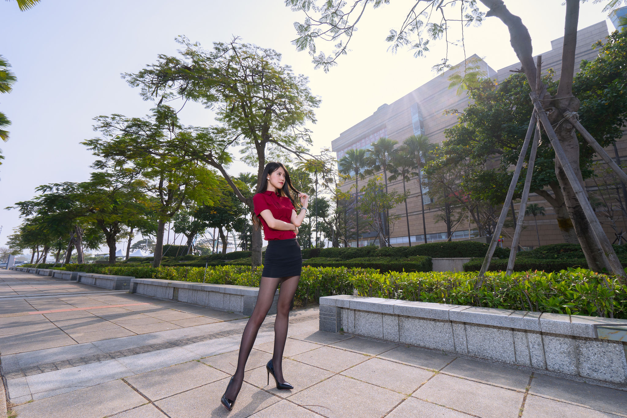 Candy宝儿《夢時代黑丝街拍》-图42