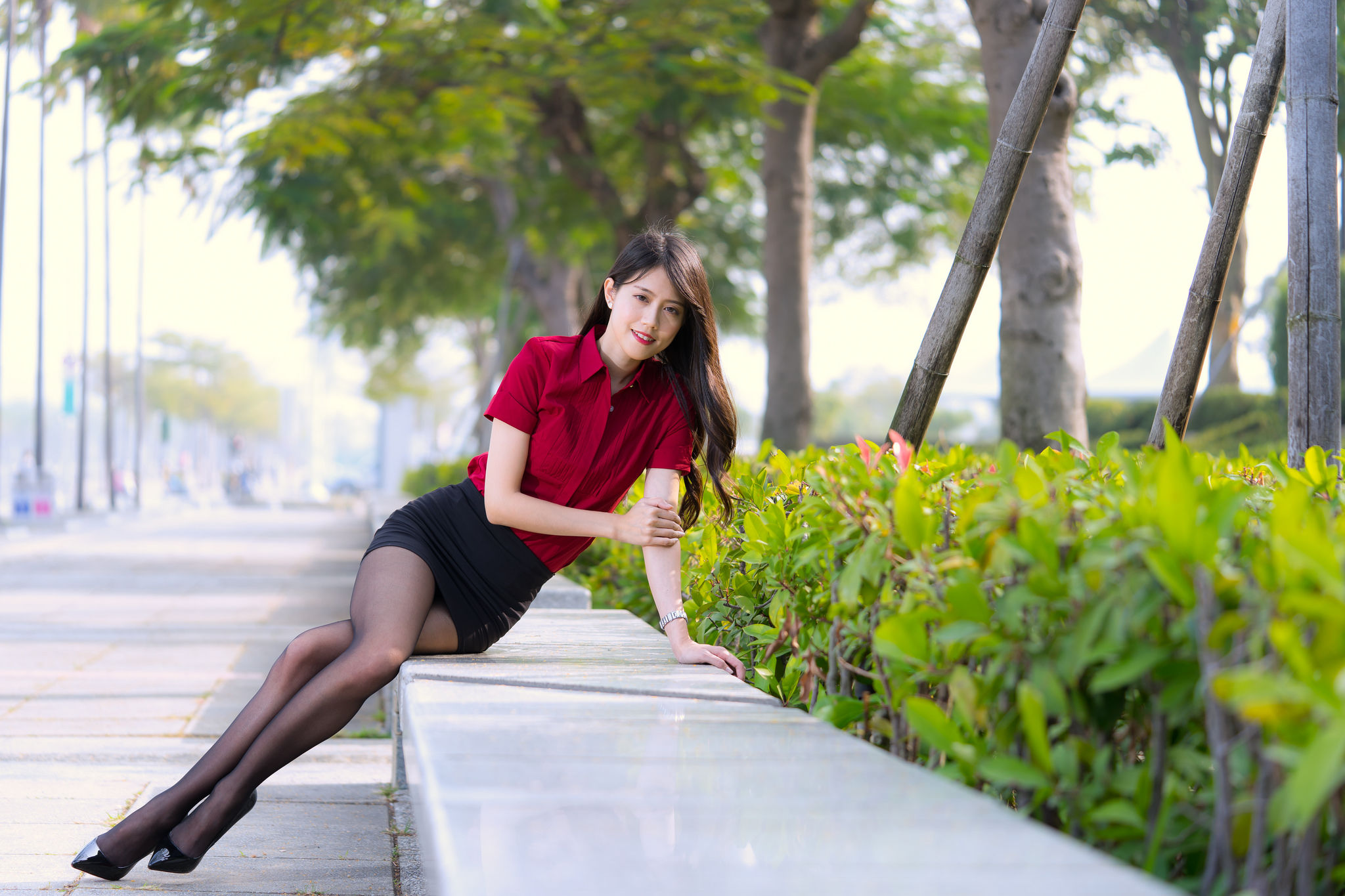 Candy宝儿《夢時代黑丝街拍》-图51