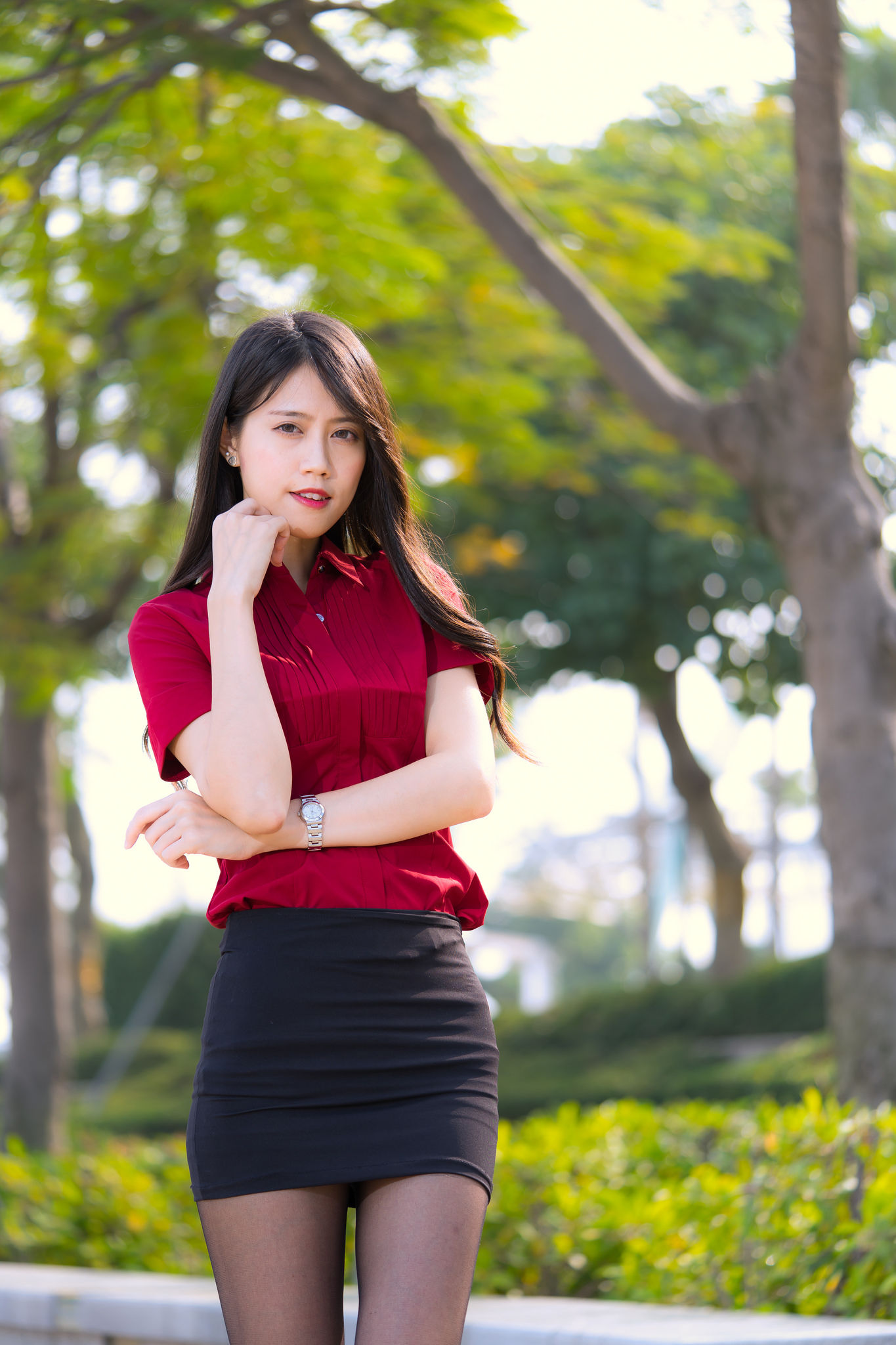 Candy宝儿《夢時代黑丝街拍》-图61