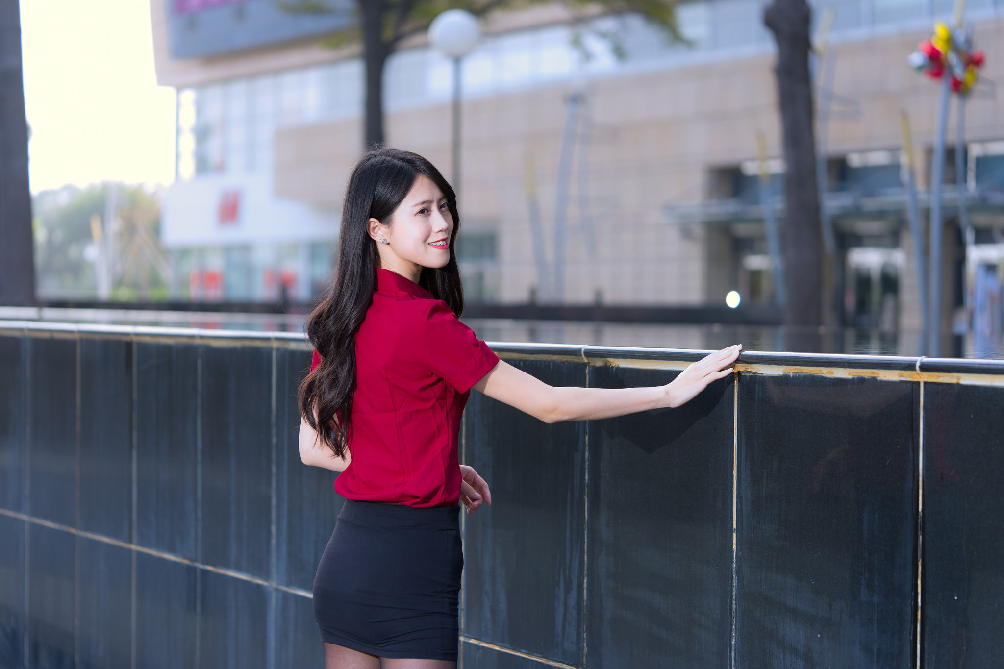 Candy宝儿《夢時代黑丝街拍》-图69