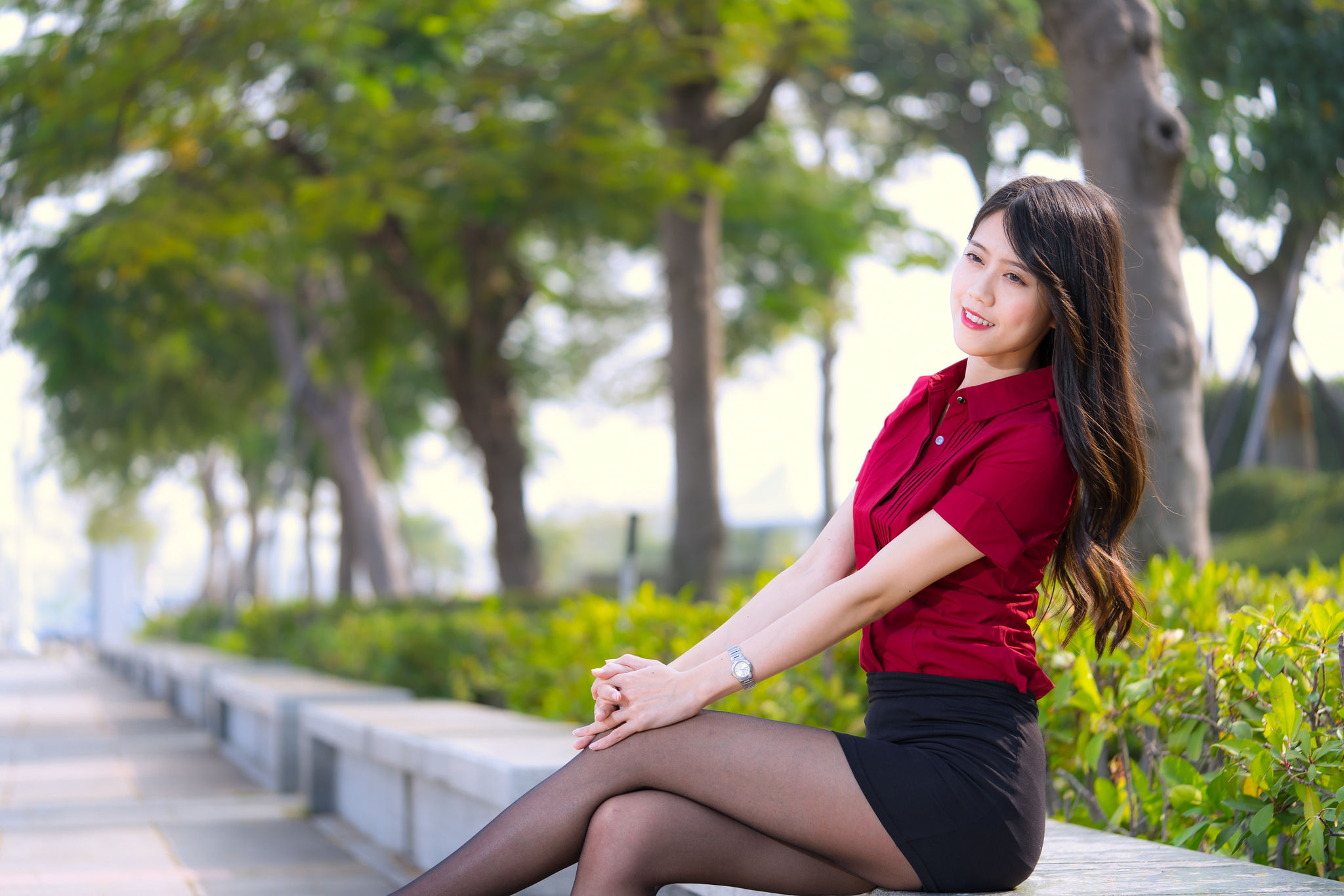 Candy宝儿《夢時代黑丝街拍》-图73