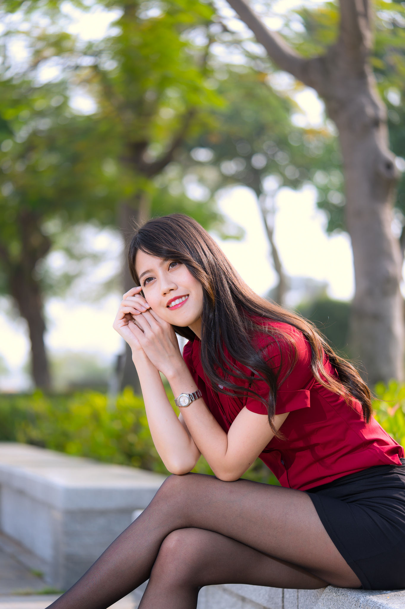 Candy宝儿《夢時代黑丝街拍》-图75