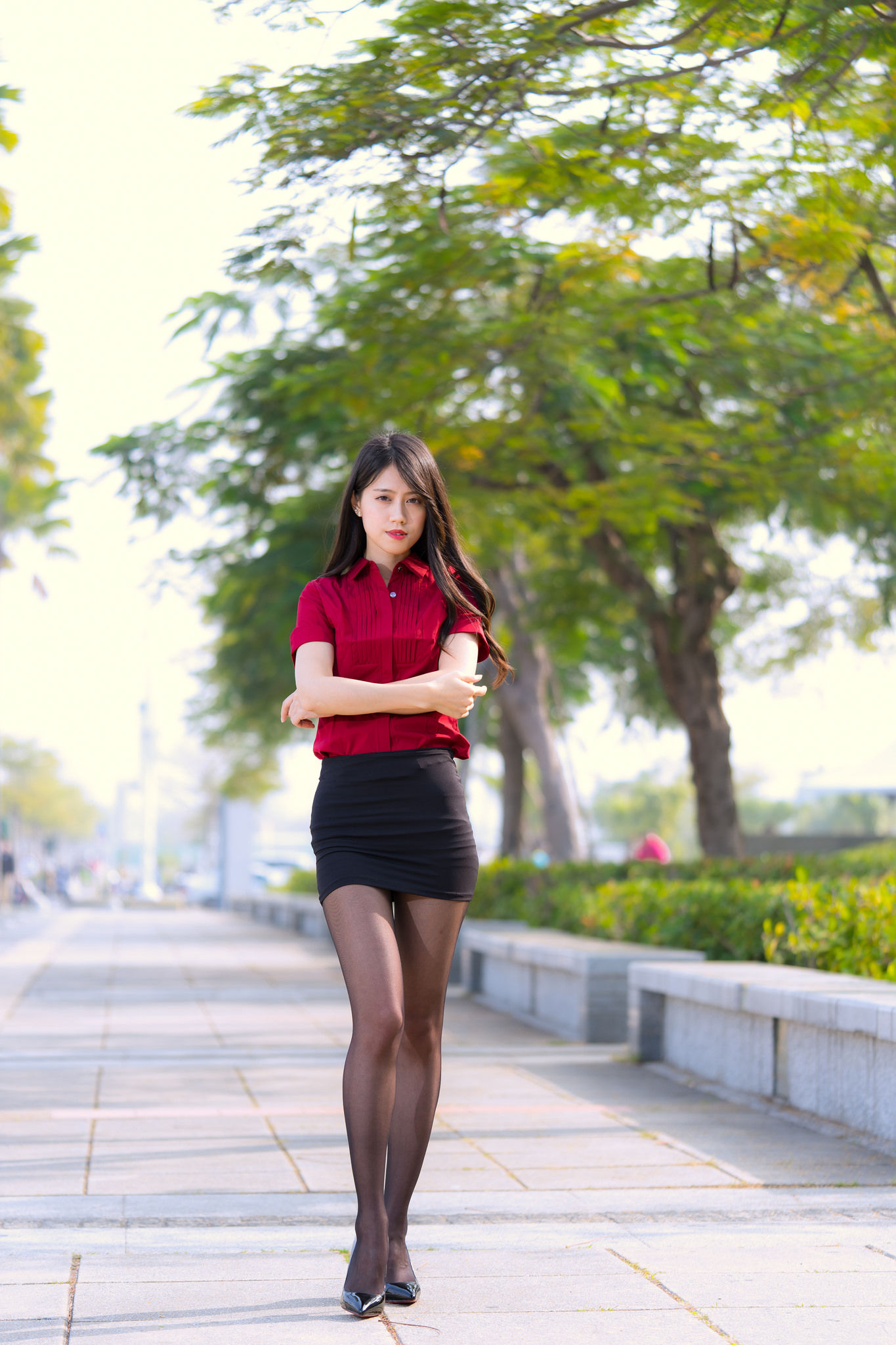 Candy宝儿《夢時代黑丝街拍》-图78