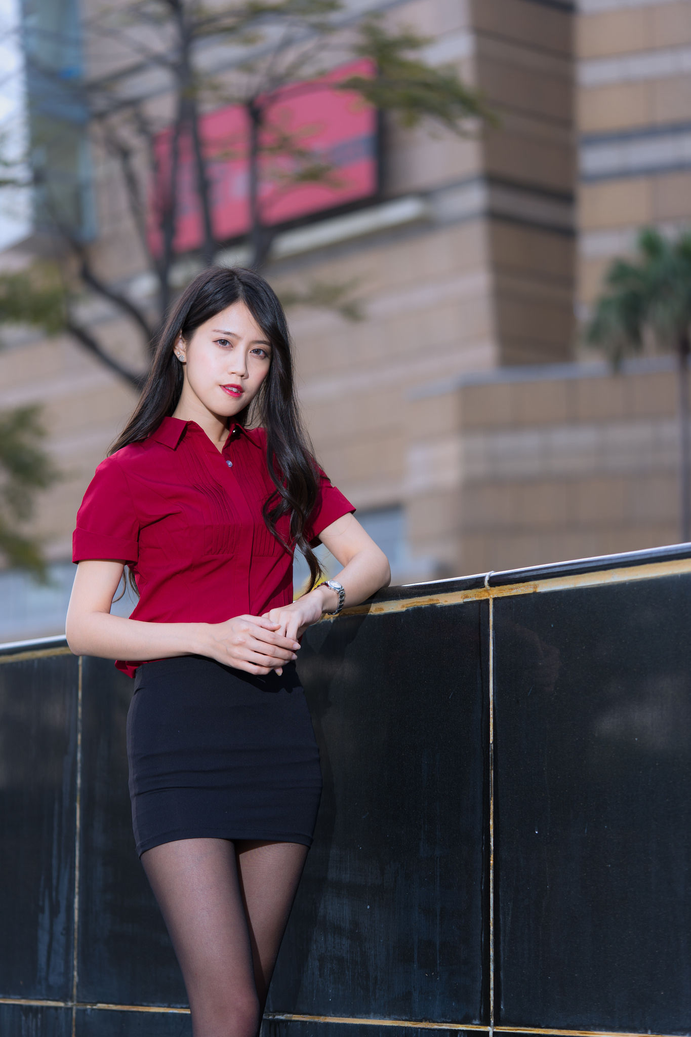 Candy宝儿《夢時代黑丝街拍》-图7