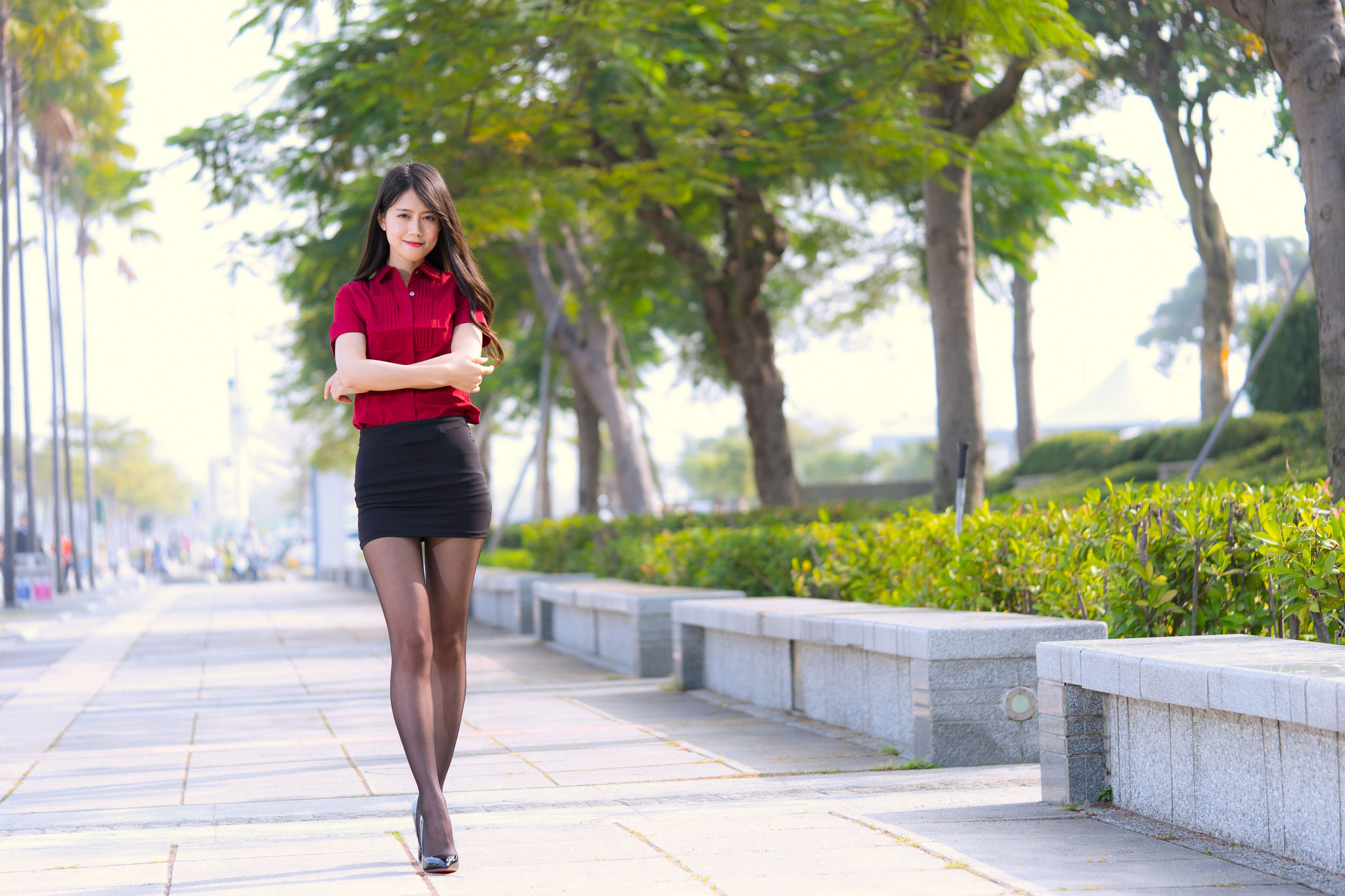 Candy宝儿《夢時代黑丝街拍》-图79