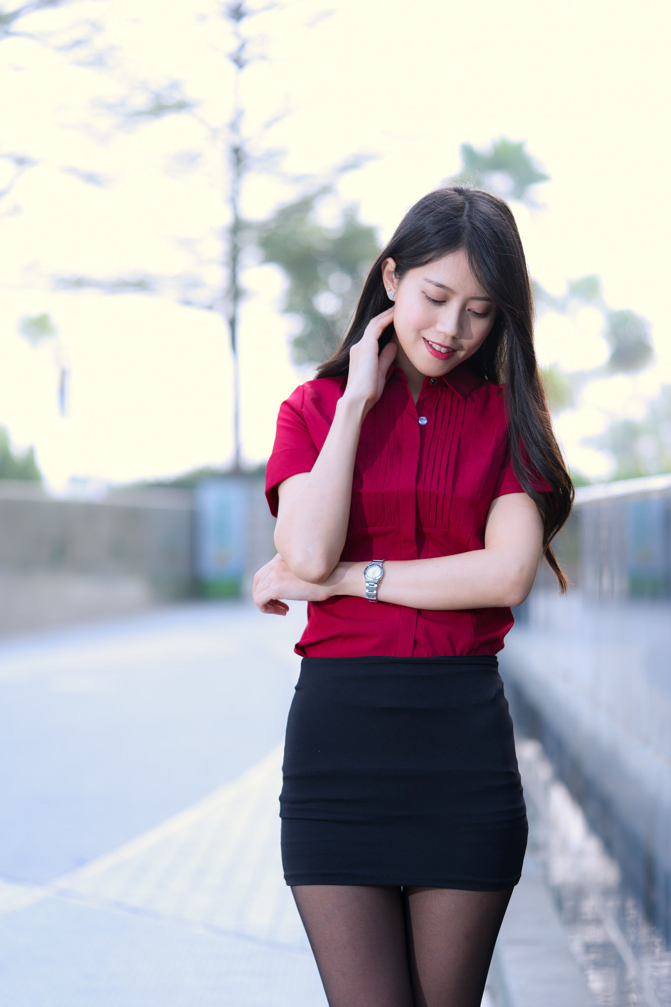 Candy宝儿《夢時代黑丝街拍》-图81