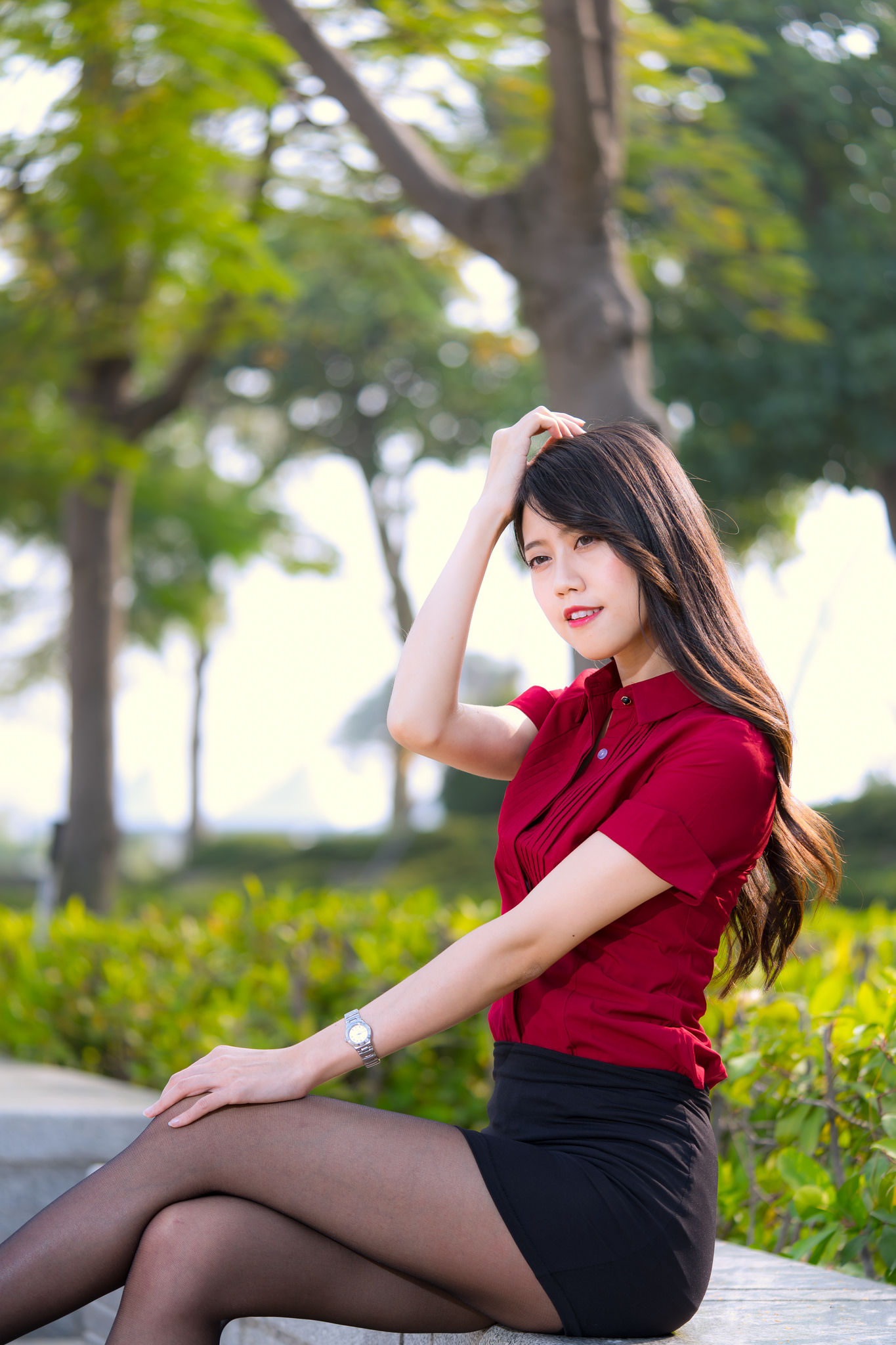 Candy宝儿《夢時代黑丝街拍》-图83