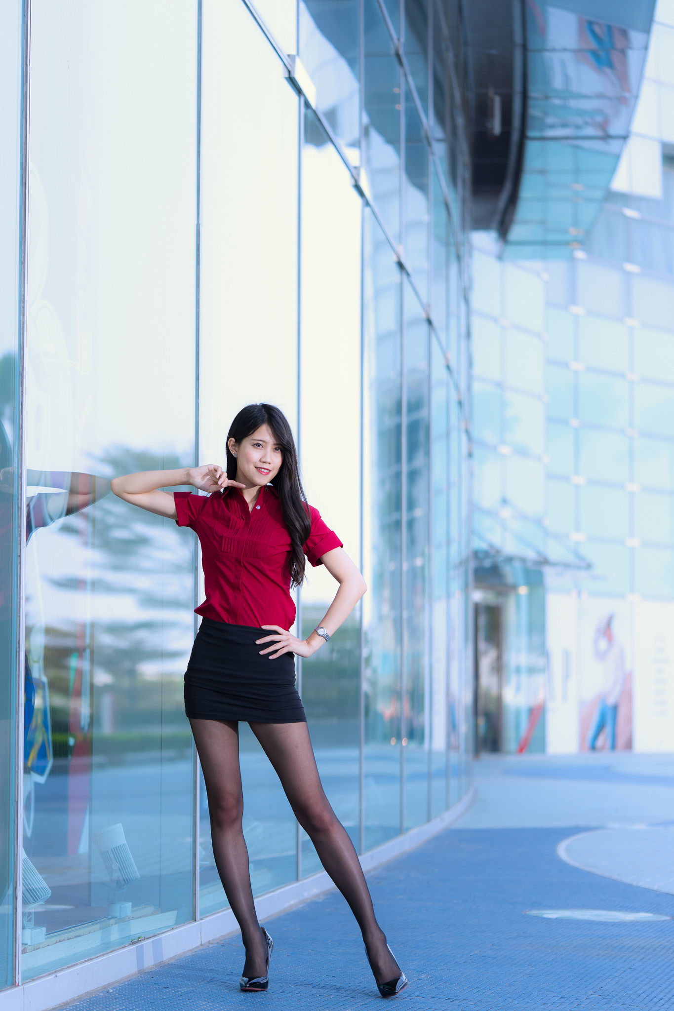 Candy宝儿《夢時代黑丝街拍》-图88