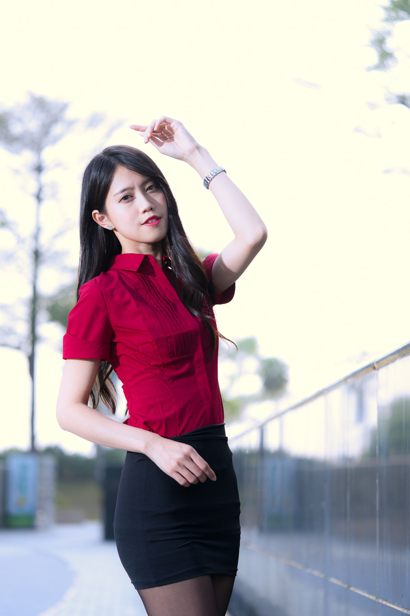 Candy宝儿《夢時代黑丝街拍》-图8