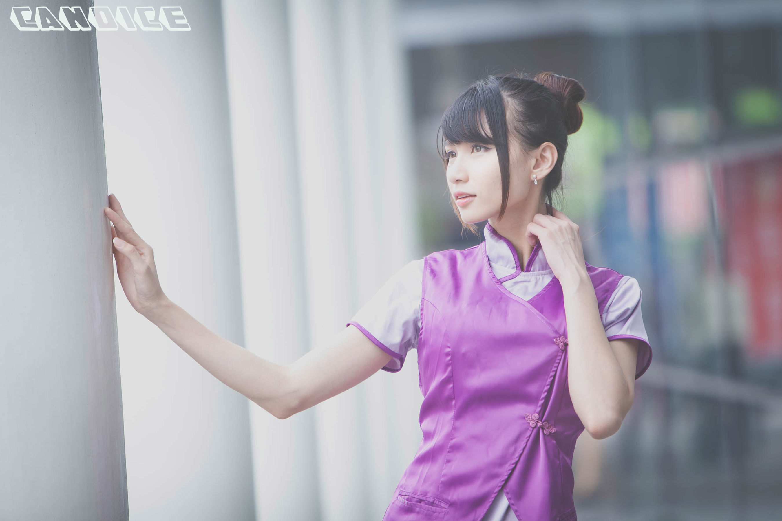 蔡译心Candice《空姐黑丝街拍》-图33